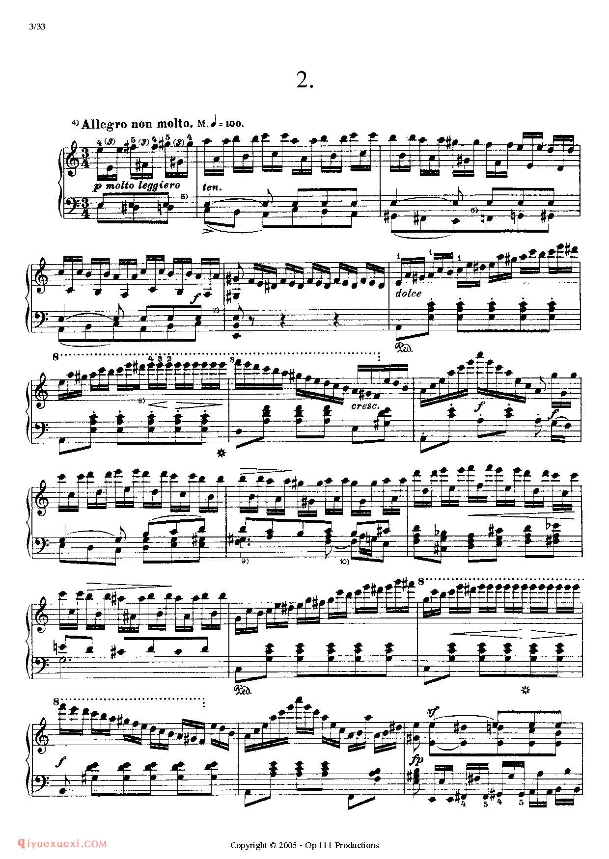李斯特超级技巧练习曲（Liszt 12 Etudes D'execution Transcendante）初版超技_超高难度钢琴谱
