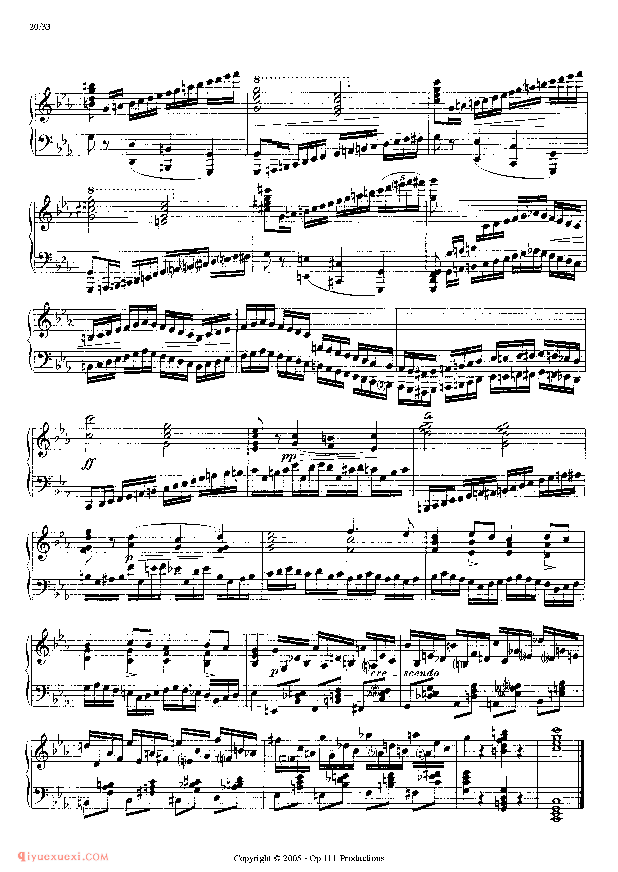 李斯特超级技巧练习曲（Liszt 12 Etudes D'execution Transcendante）初版超技_超高难度钢琴谱