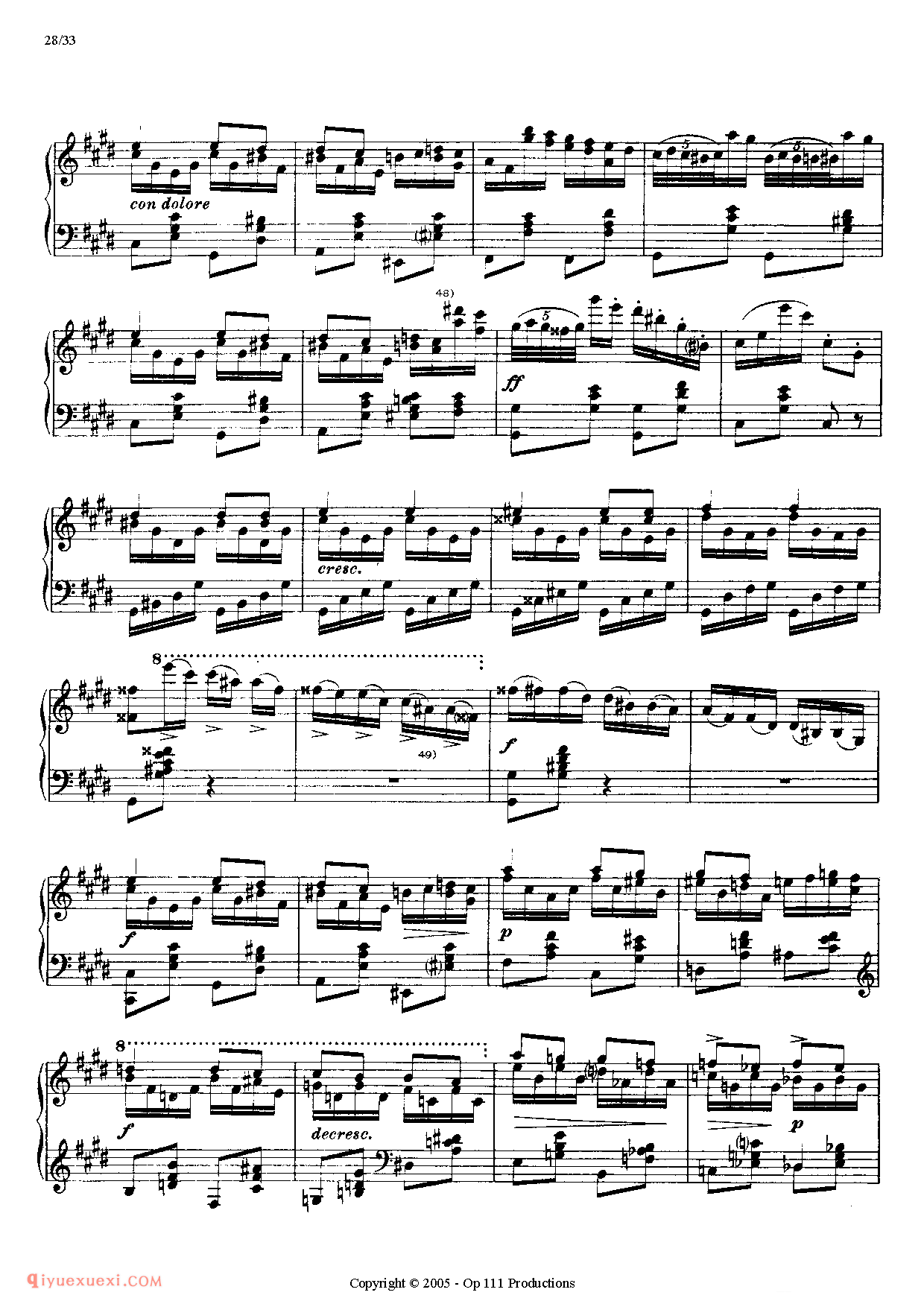 李斯特超级技巧练习曲（Liszt 12 Etudes D'execution Transcendante）初版超技_超高难度钢琴谱