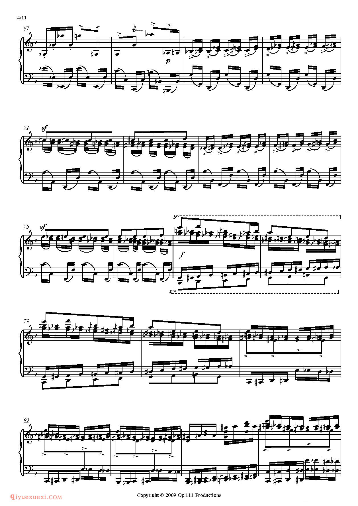 Prokofiev Toccata Urtext_超高难度钢琴谱