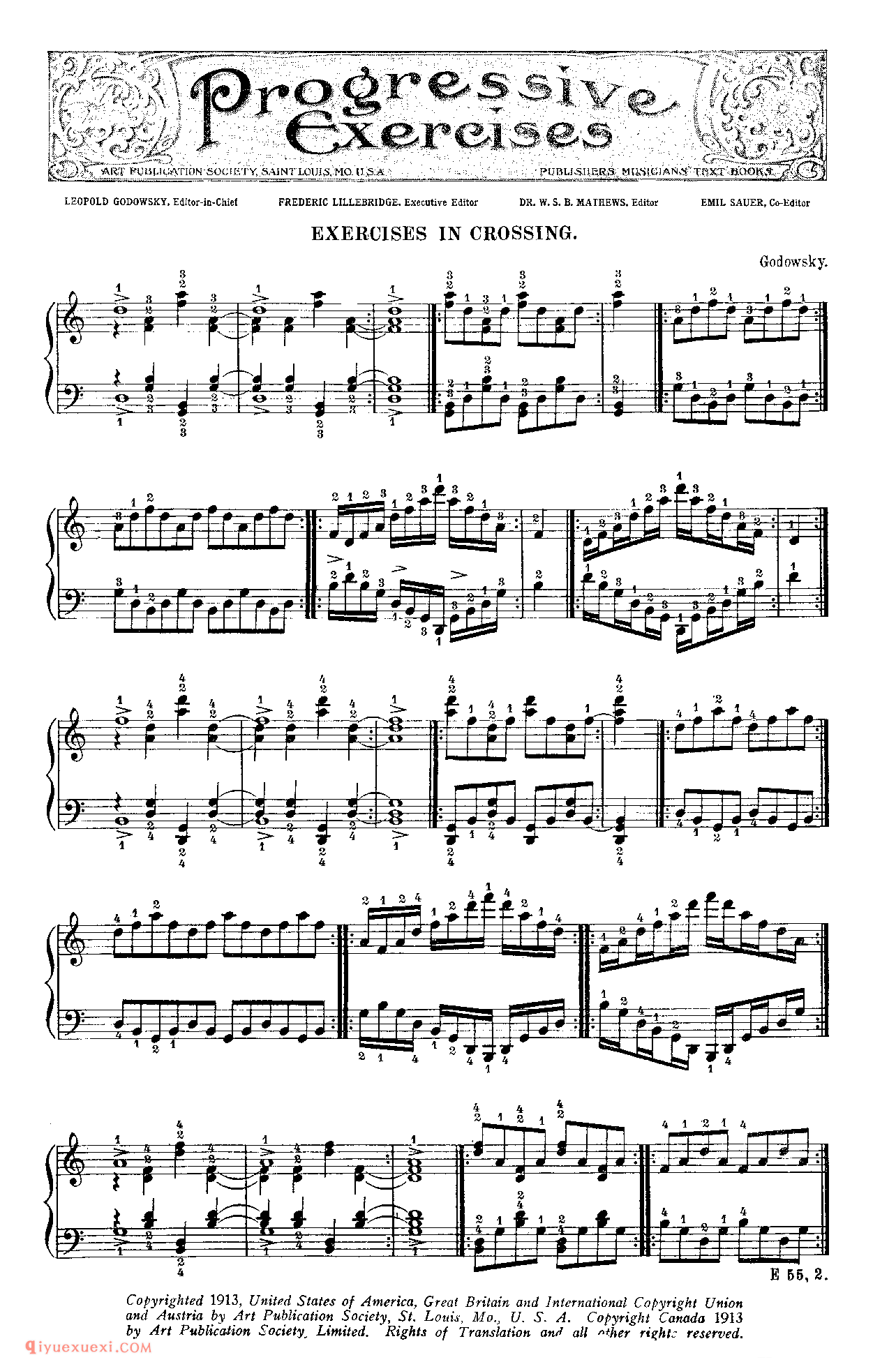 Progressive Exercises (Godowsky, Leopold) _超高难度钢琴谱