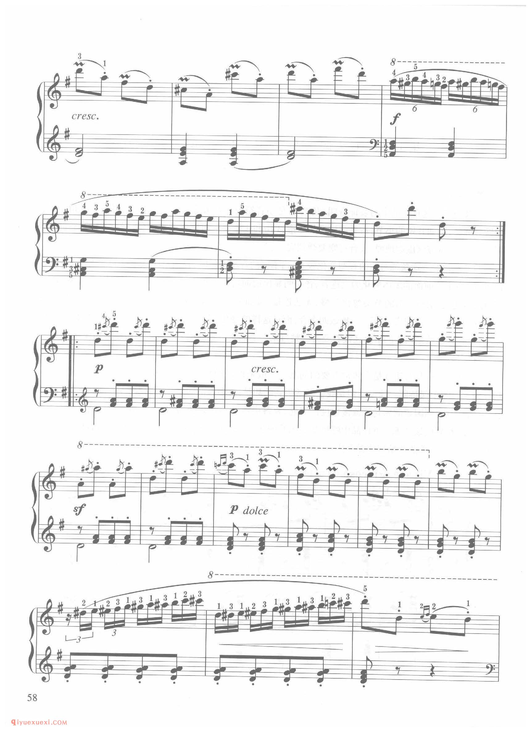第17条G大调活跃而快乐地( Vivace giocoso)车尔尼钢琴作品849_常桦讲解 注释