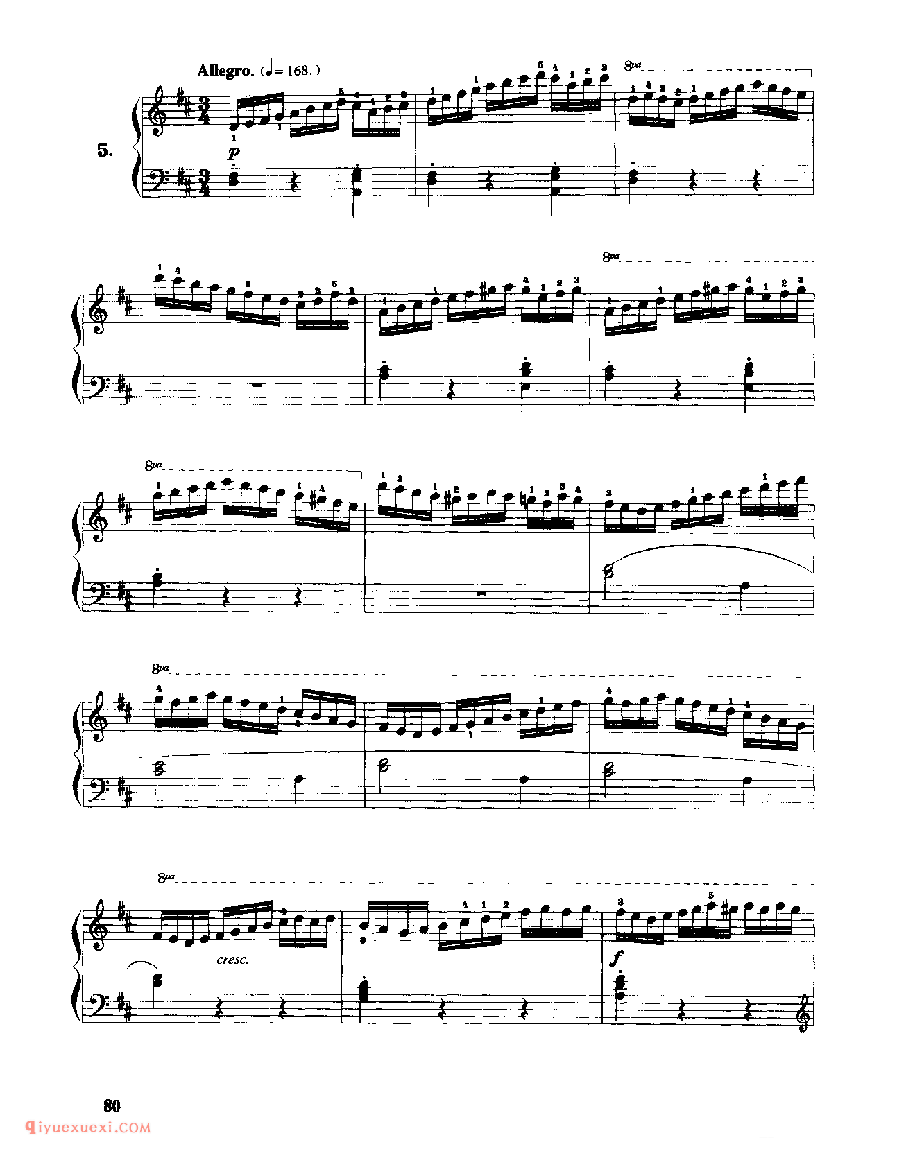 车尔尼作品636_手指灵巧的钢琴初步练习曲_车尔尼钢琴练习曲集