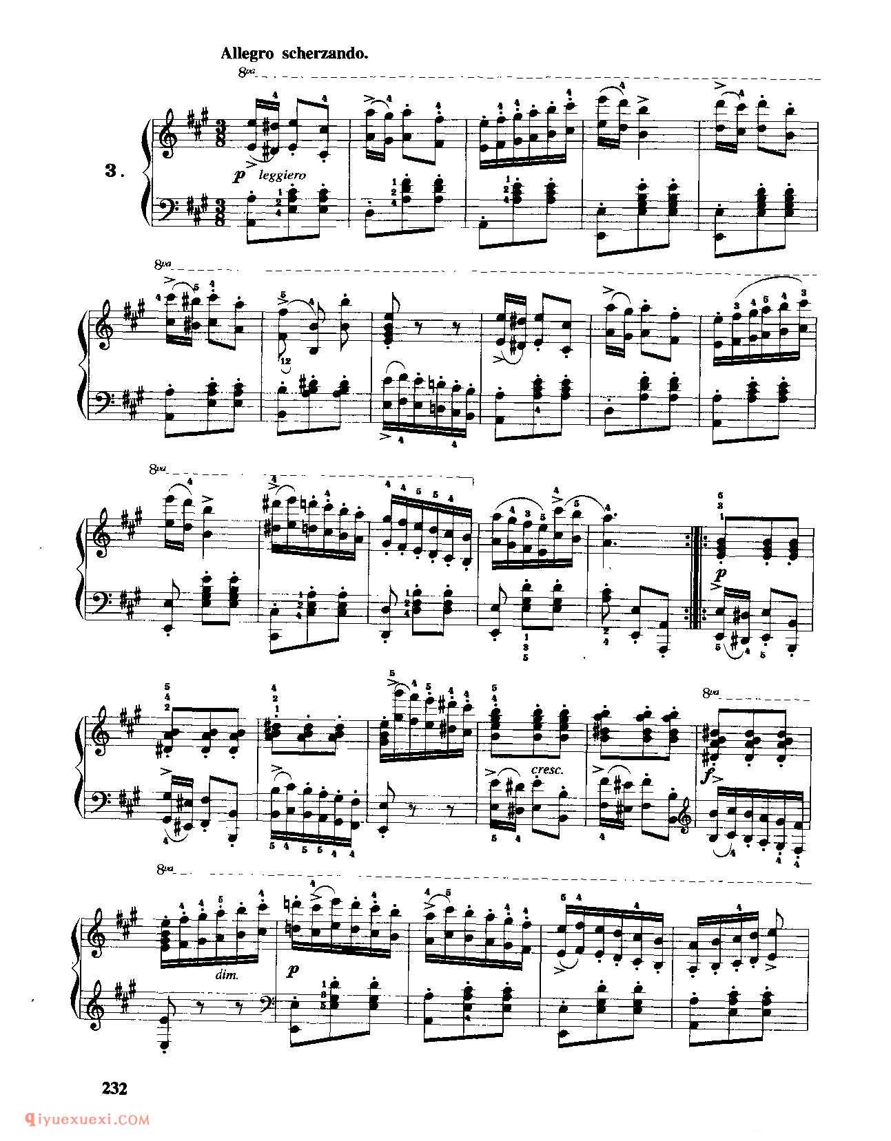 车尔尼作品553_钢琴八度练习曲_车尔尼553钢琴练习曲集