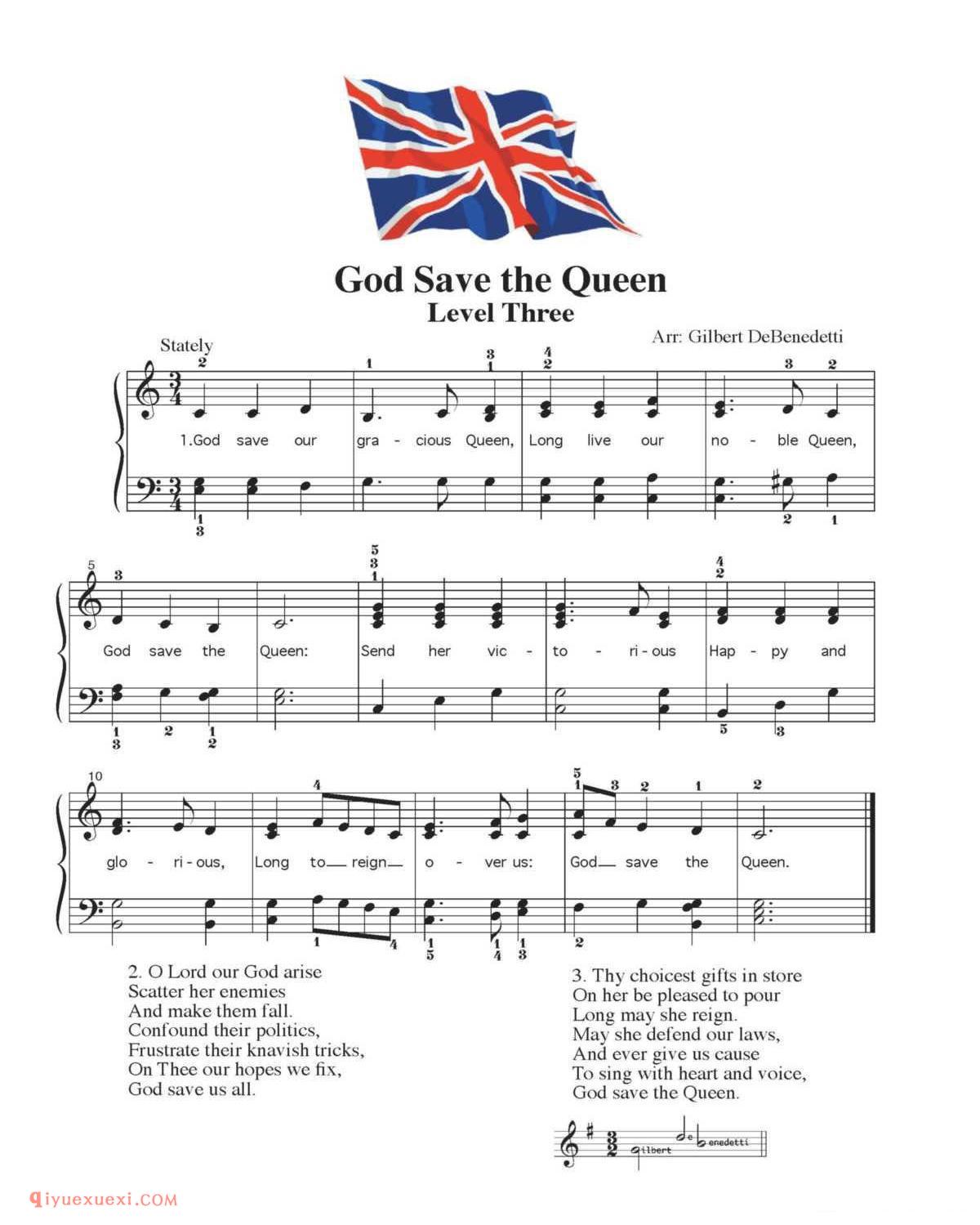 God Save the Queen_钢琴三级练习曲