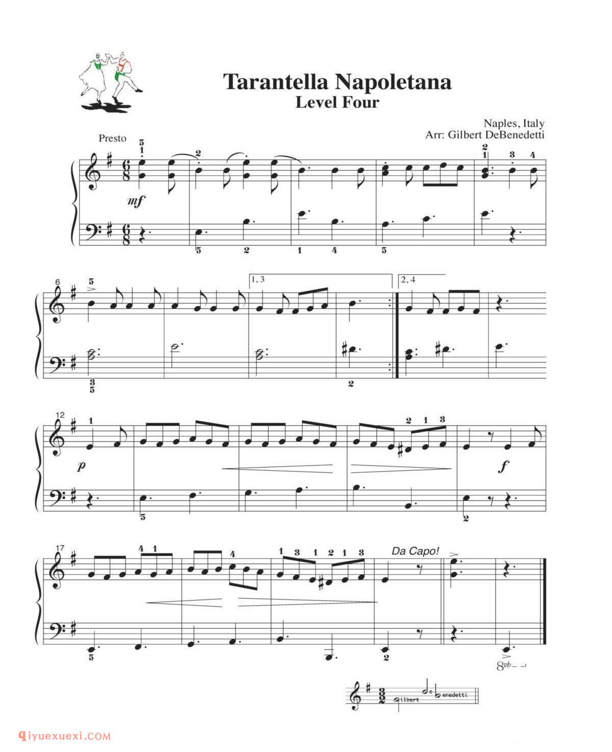 Tarantella Napoletana_钢琴四级练习曲