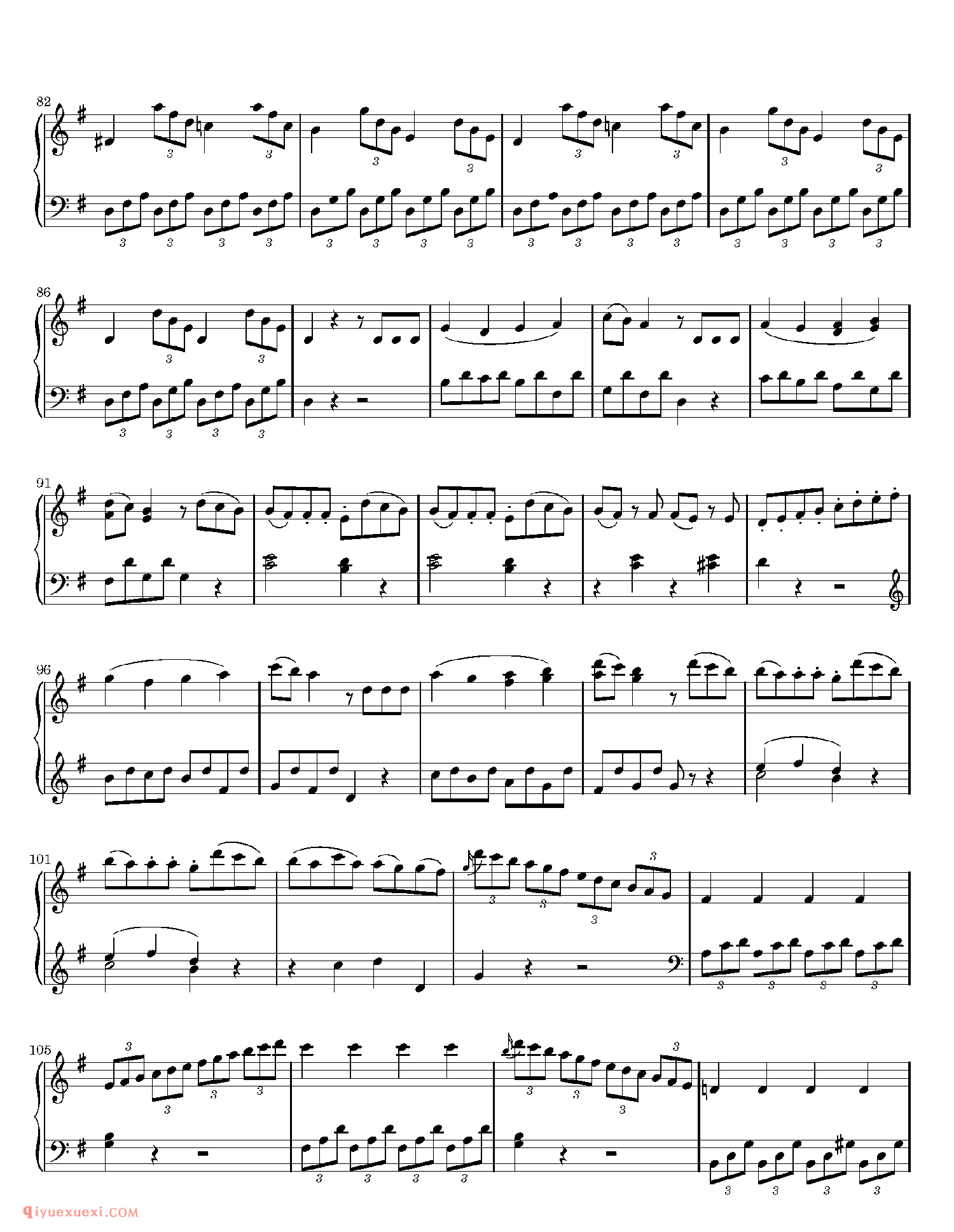 Sonate Opus 49 No.2 - Part 1_钢琴中级练习曲