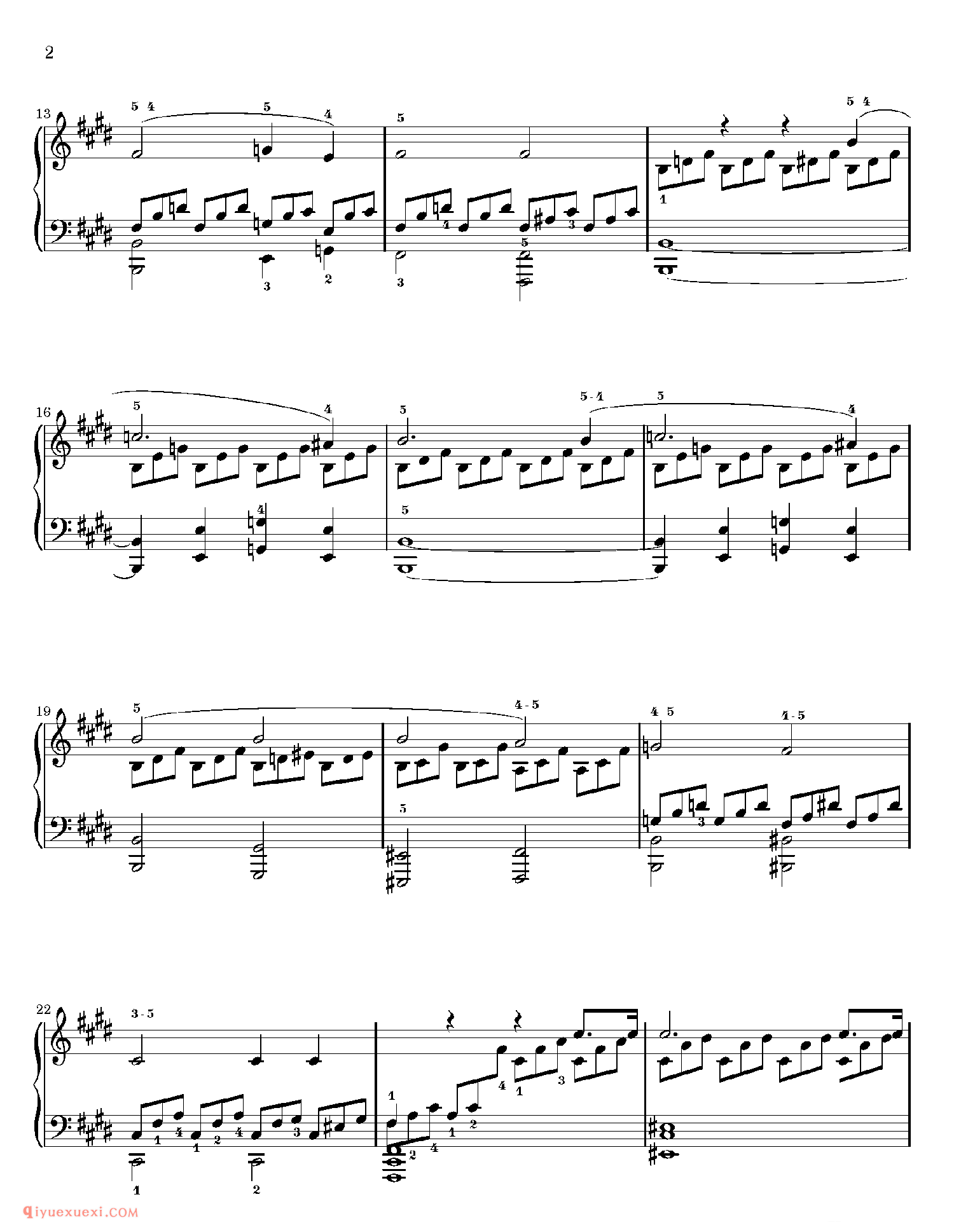 Sonata No.14, 'Moonlight'_钢琴中级练习曲