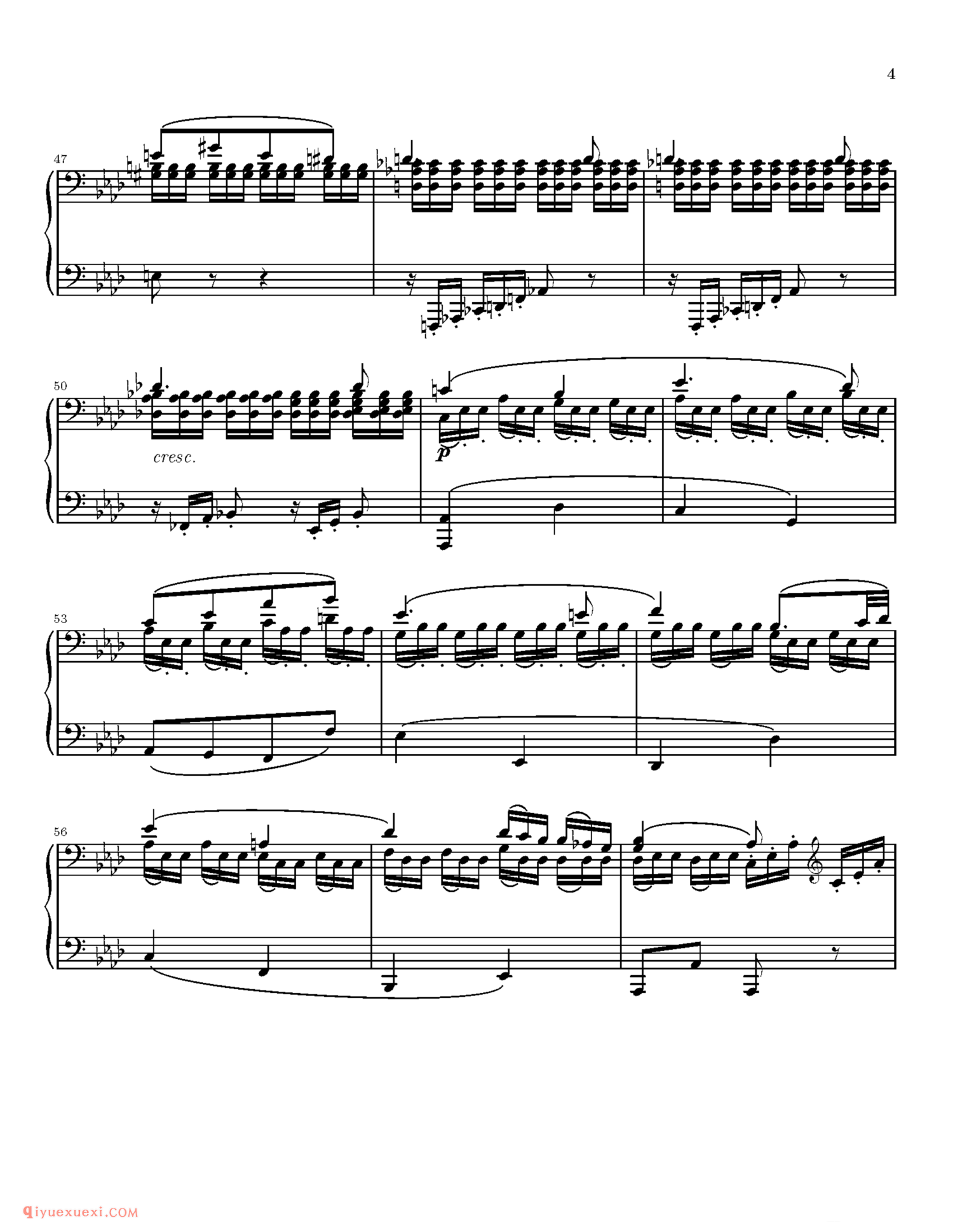 Sonata No.8 “Pathetique”_钢琴中级练习曲