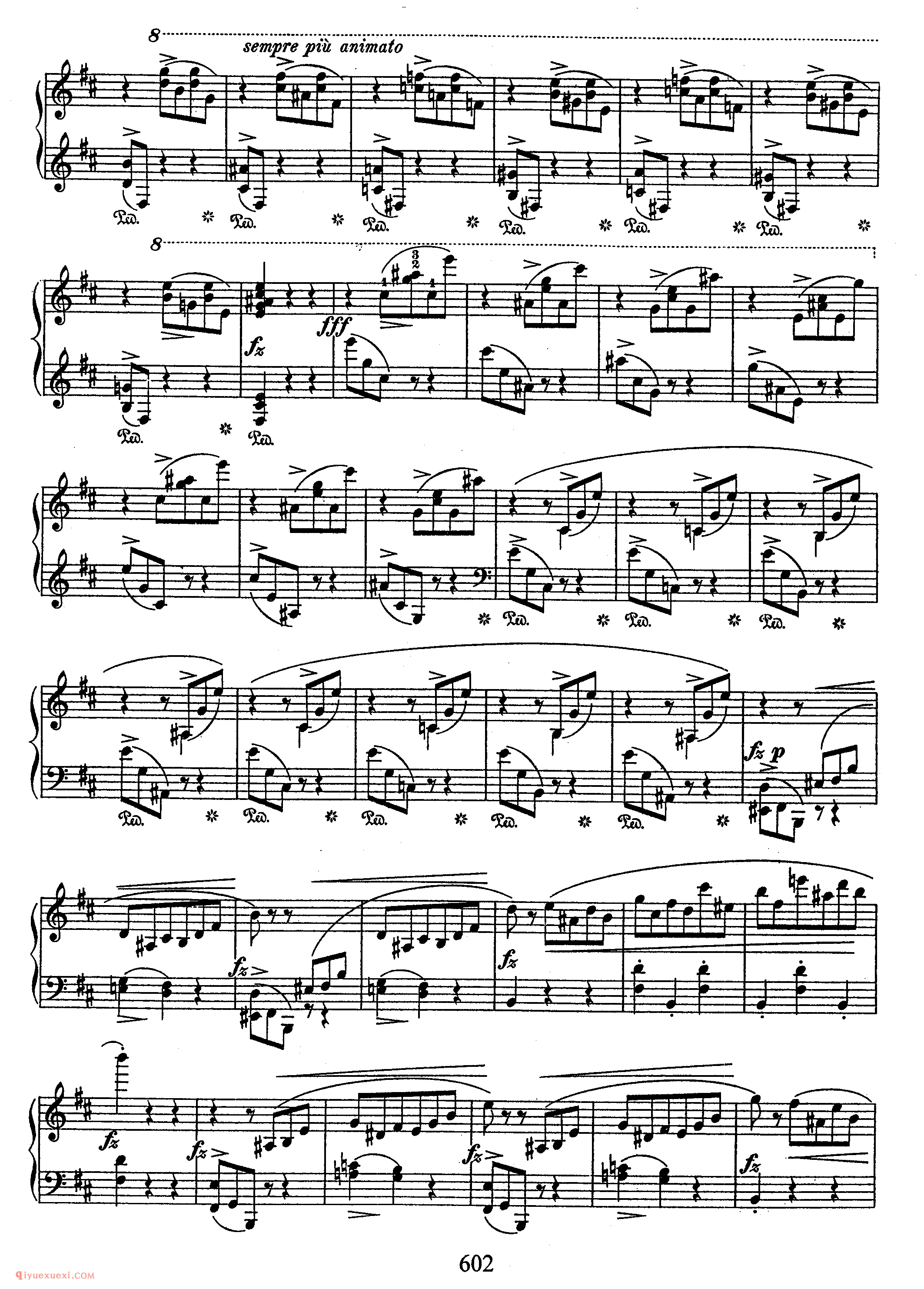 Scherzo No 1 in b, Op 20 NoRestriction_第一首b小调作品20_谐谑曲_肖邦钢琴谱