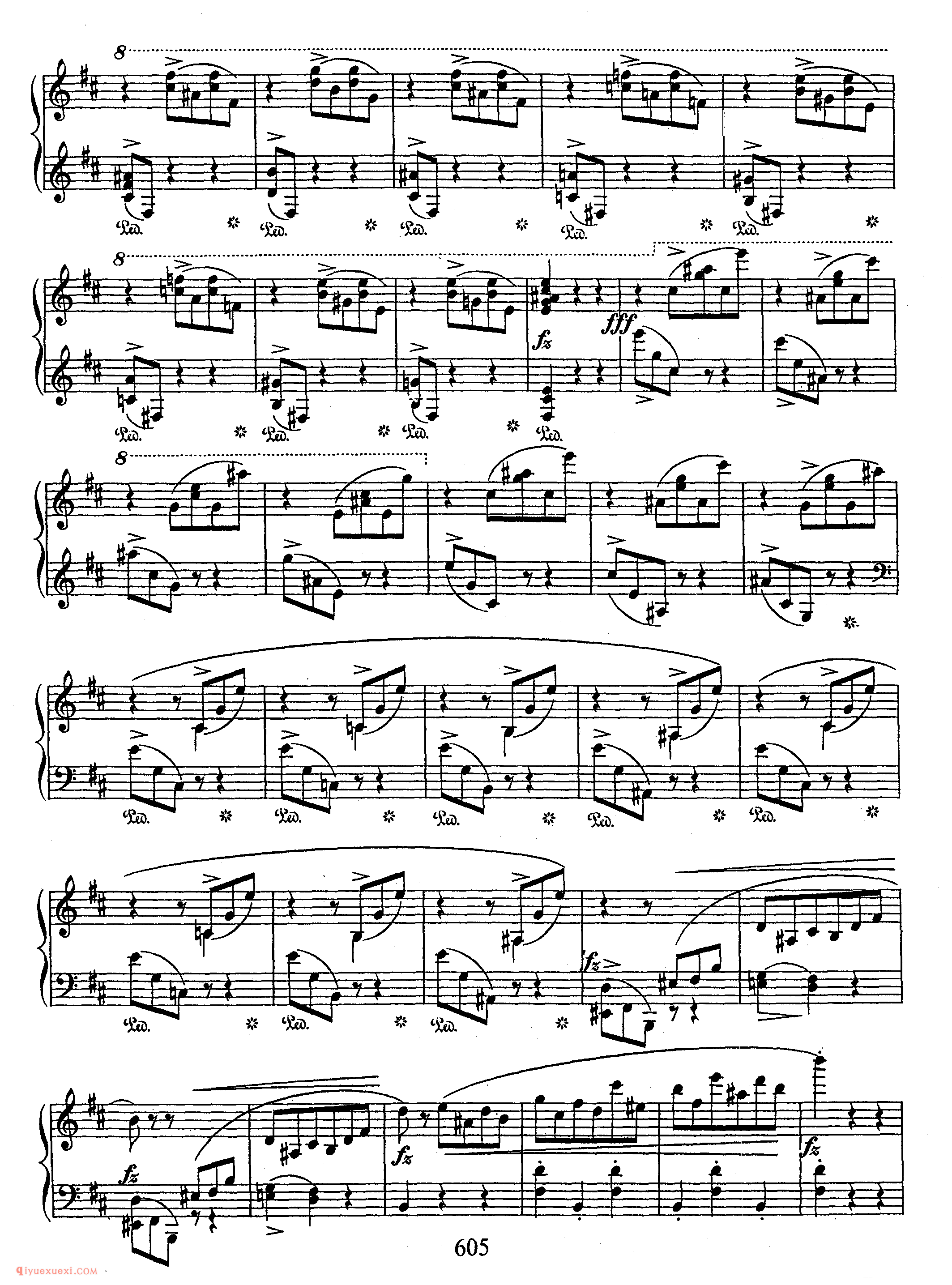 Scherzo No 1 in b, Op 20 NoRestriction_第一首b小调作品20_谐谑曲_肖邦钢琴谱