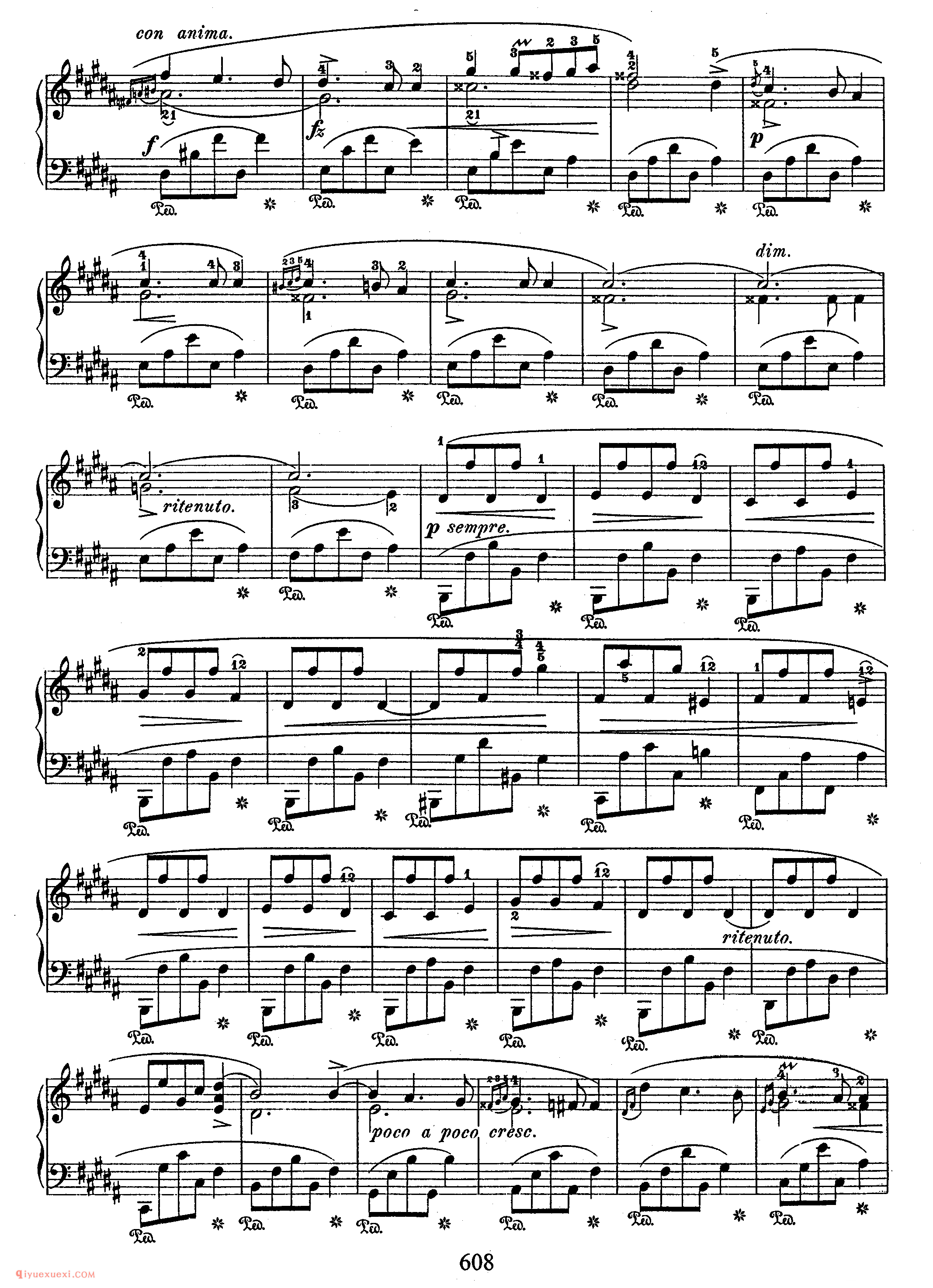 Scherzo No 1 in b, Op 20 NoRestriction_第一首b小调作品20_谐谑曲_肖邦钢琴谱