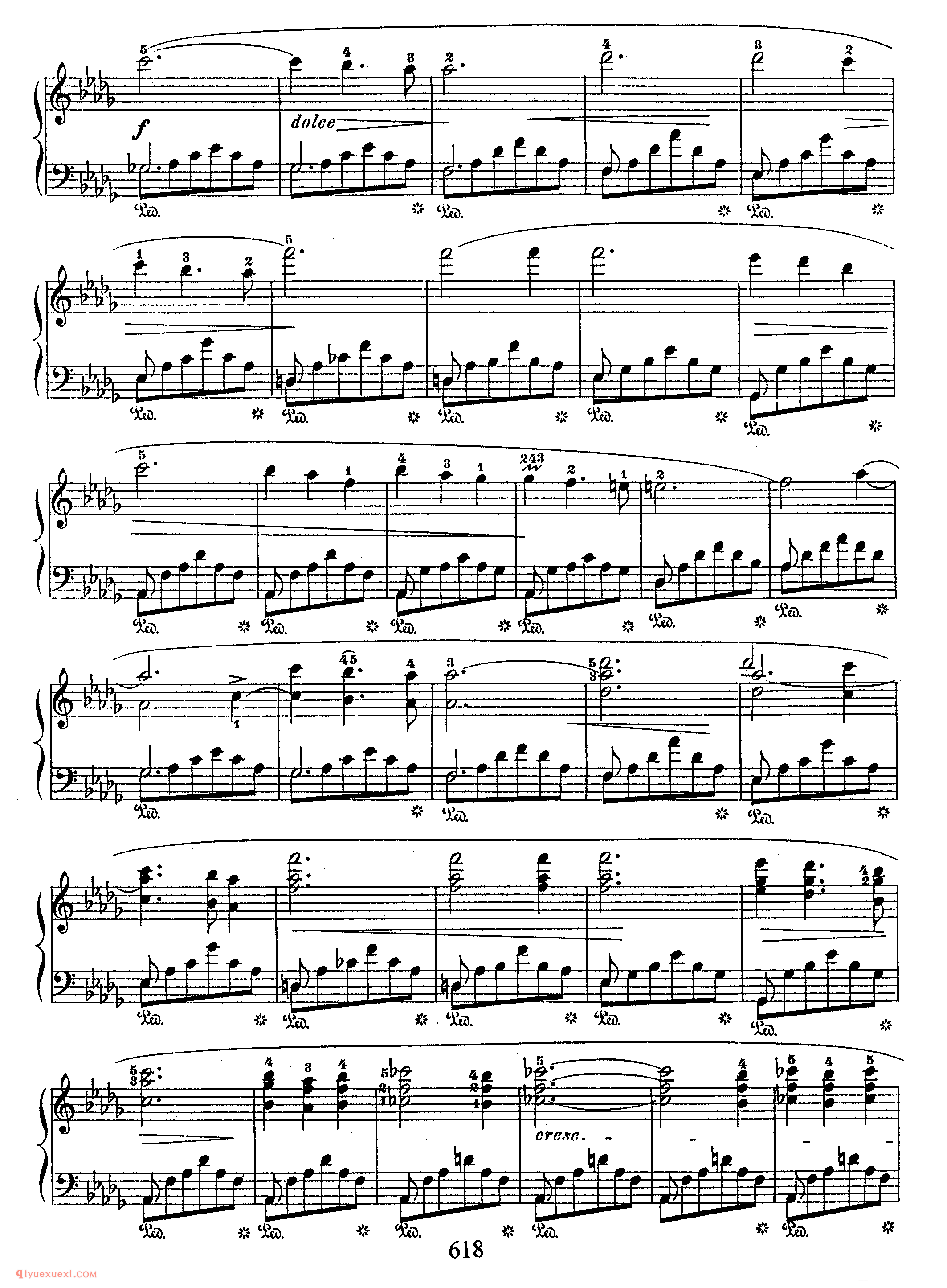 Scherzo No 2 in bb, Op 31_　第二首降b小调作品31_谐谑曲_肖邦钢琴谱