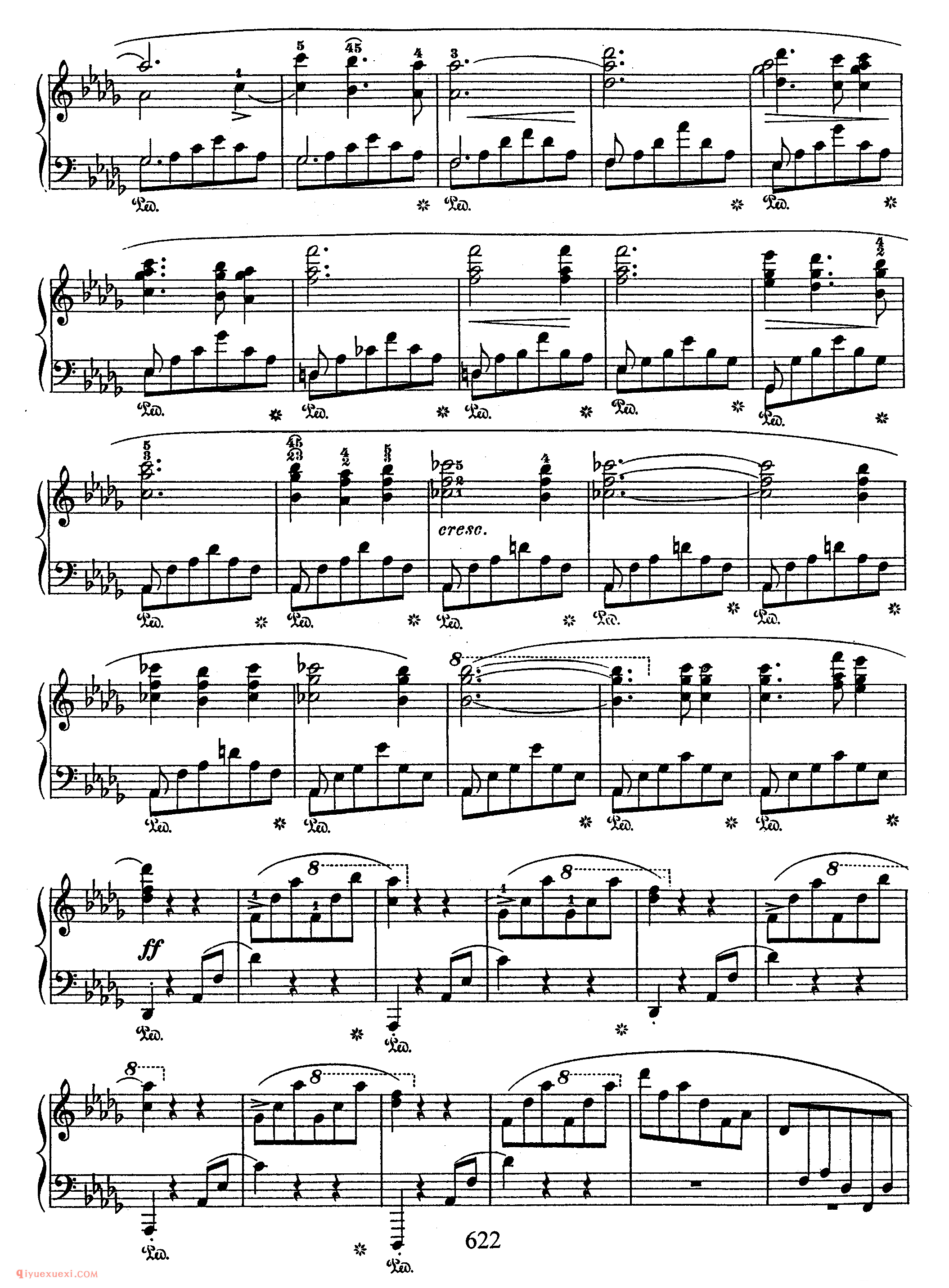 Scherzo No 2 in bb, Op 31_　第二首降b小调作品31_谐谑曲_肖邦钢琴谱