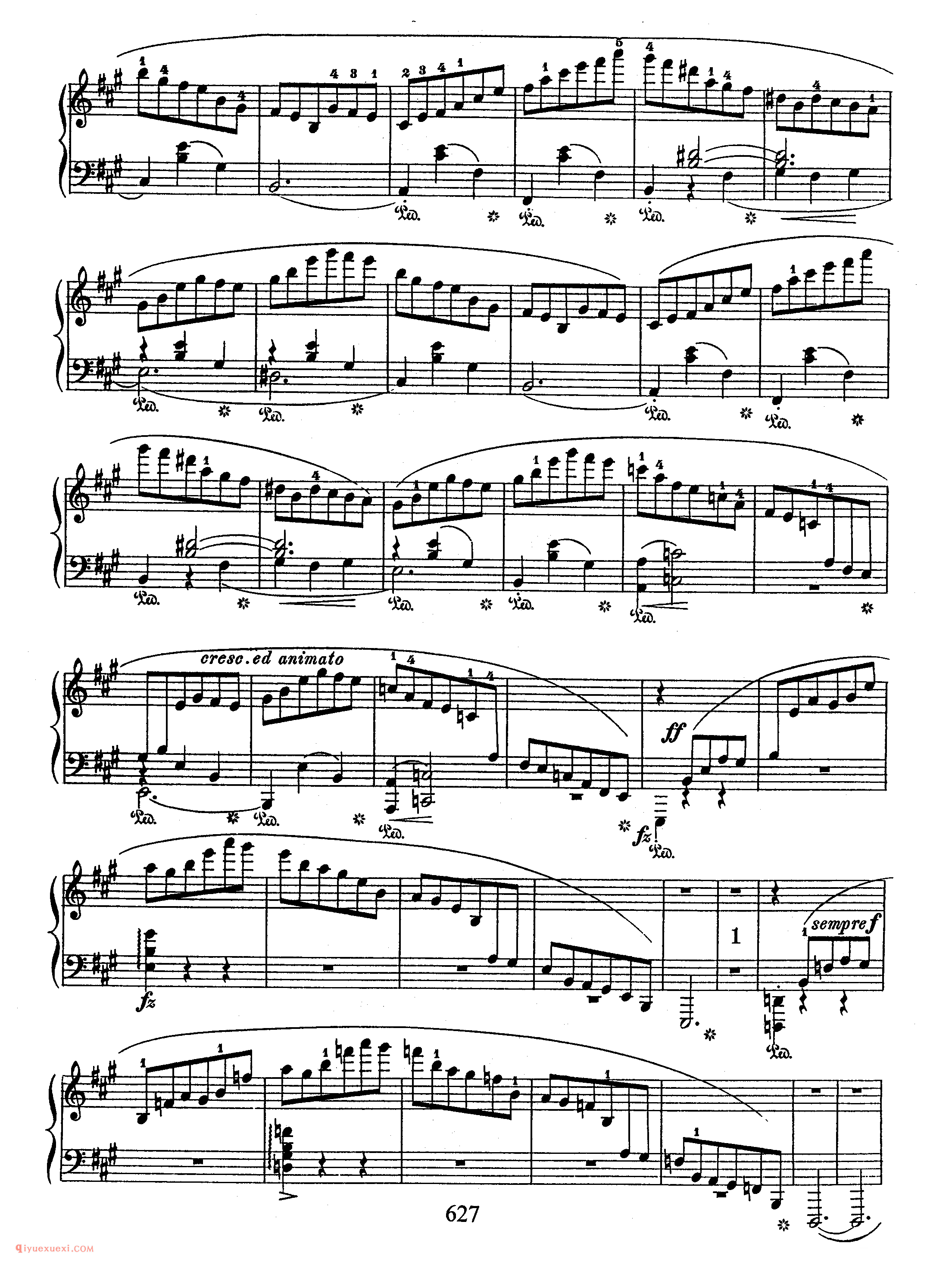 Scherzo No 2 in bb, Op 31_　第二首降b小调作品31_谐谑曲_肖邦钢琴谱