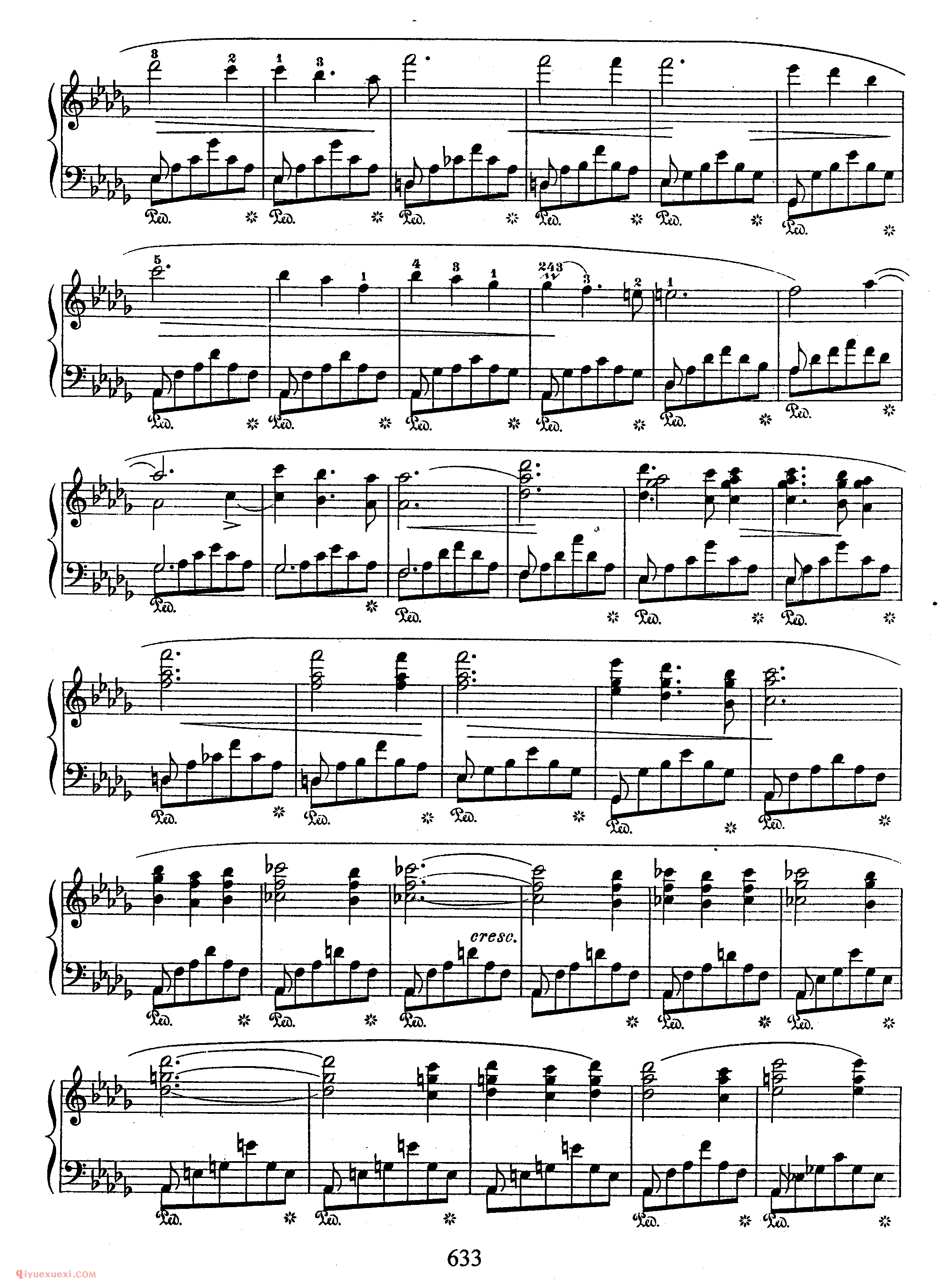 Scherzo No 2 in bb, Op 31_　第二首降b小调作品31_谐谑曲_肖邦钢琴谱