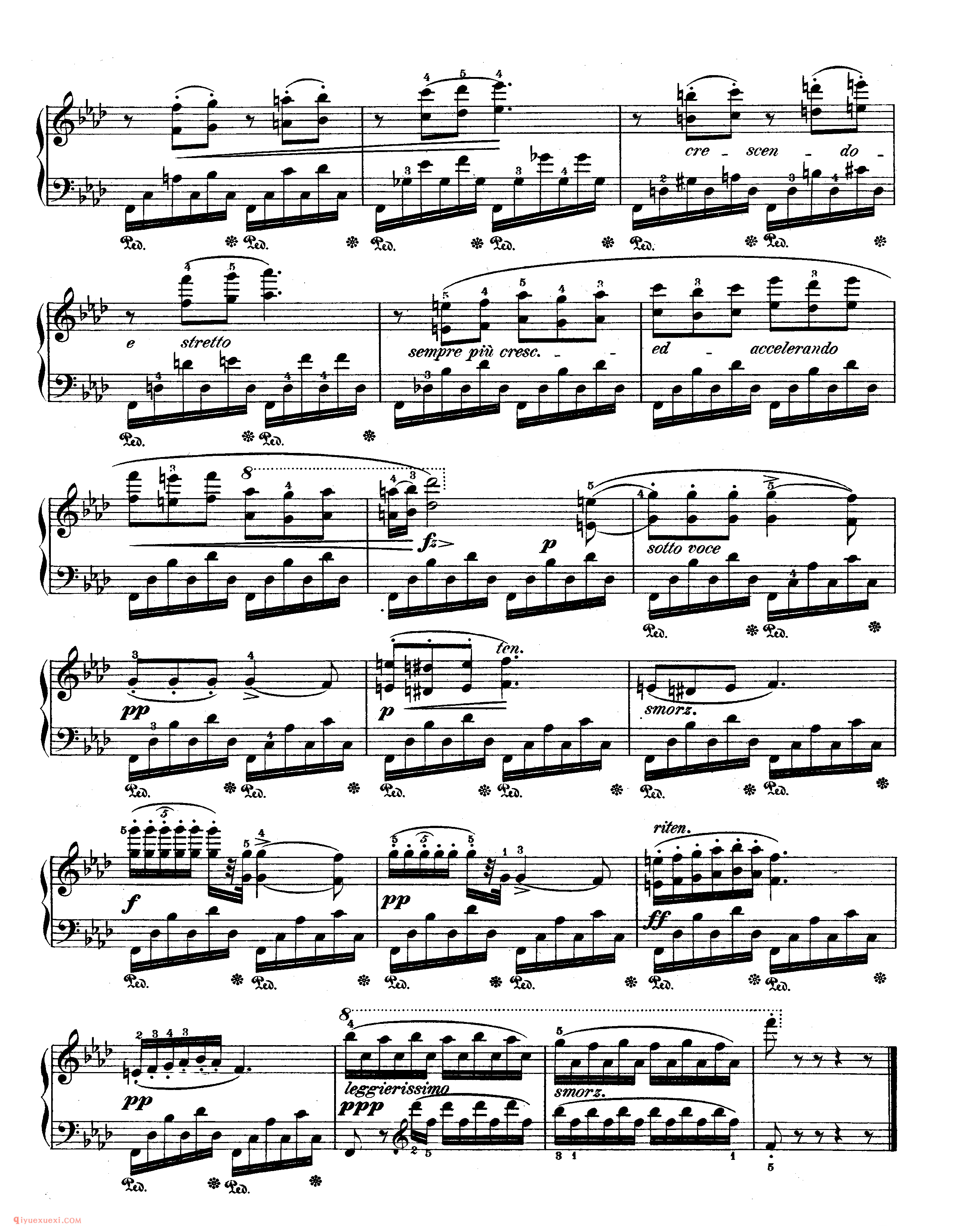 肖邦《练习曲》作品10 Chopin Etudes Op.10_练习曲_肖邦钢琴谱