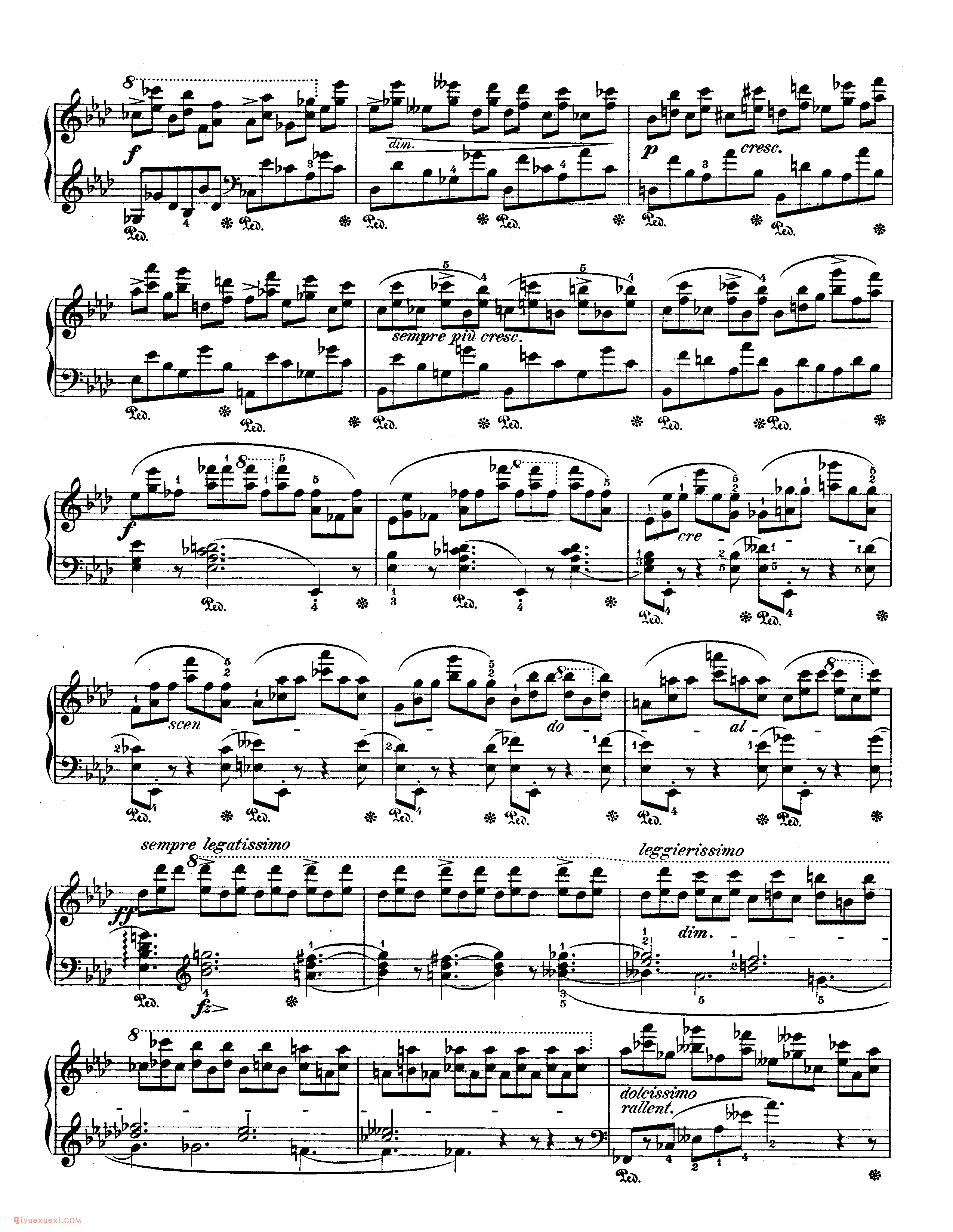 肖邦《练习曲》作品10 Chopin Etudes Op.10_练习曲_肖邦钢琴谱