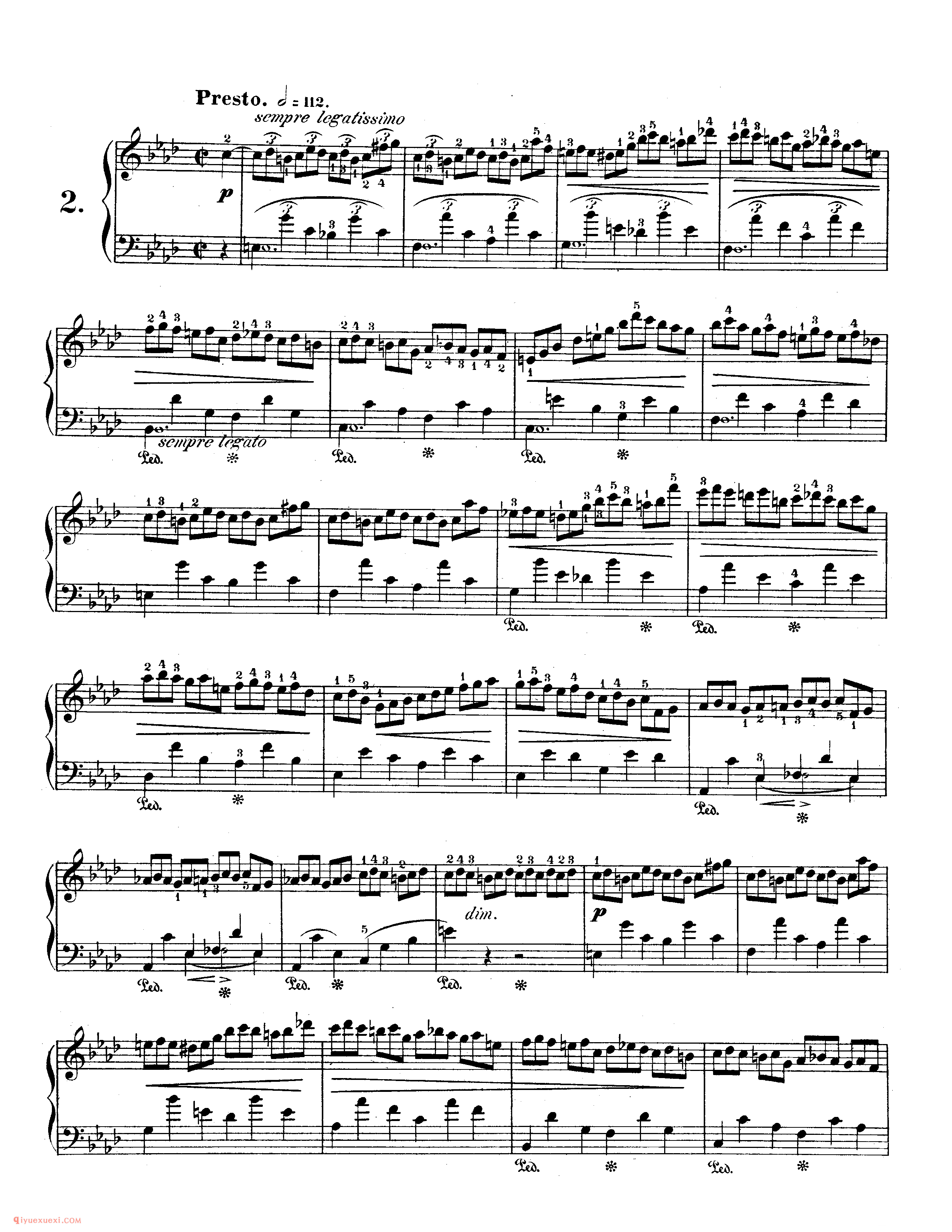 肖邦《练习曲》作品25 Chopin Etudes Op.25_练习曲_肖邦钢琴谱