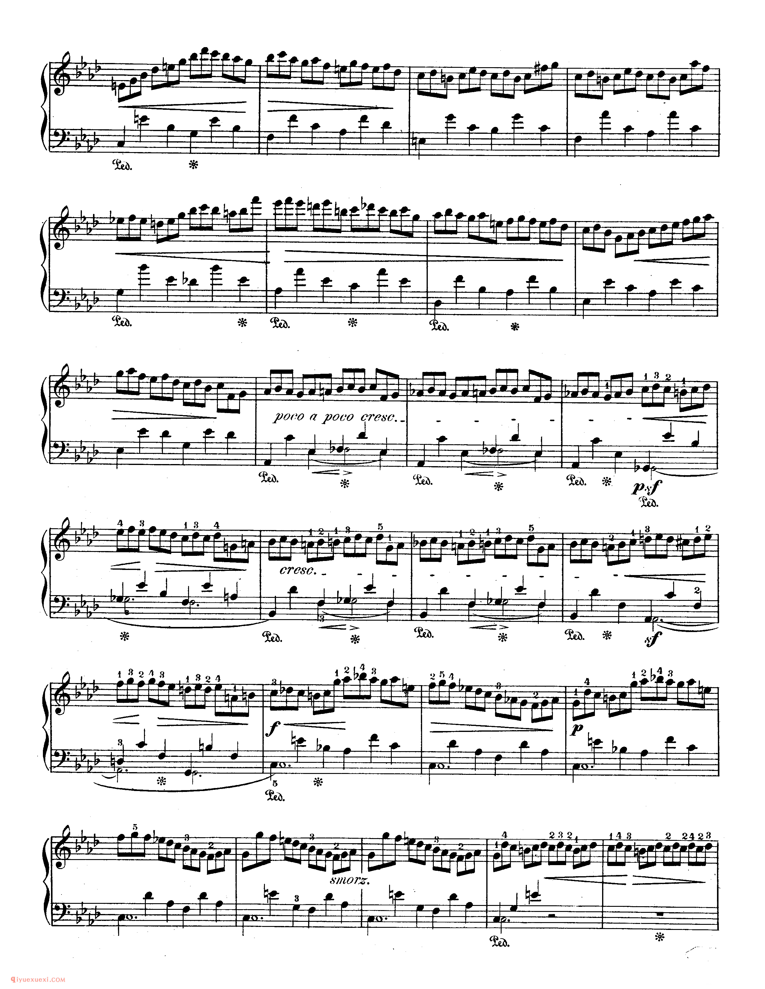 肖邦《练习曲》作品25 Chopin Etudes Op.25_练习曲_肖邦钢琴谱