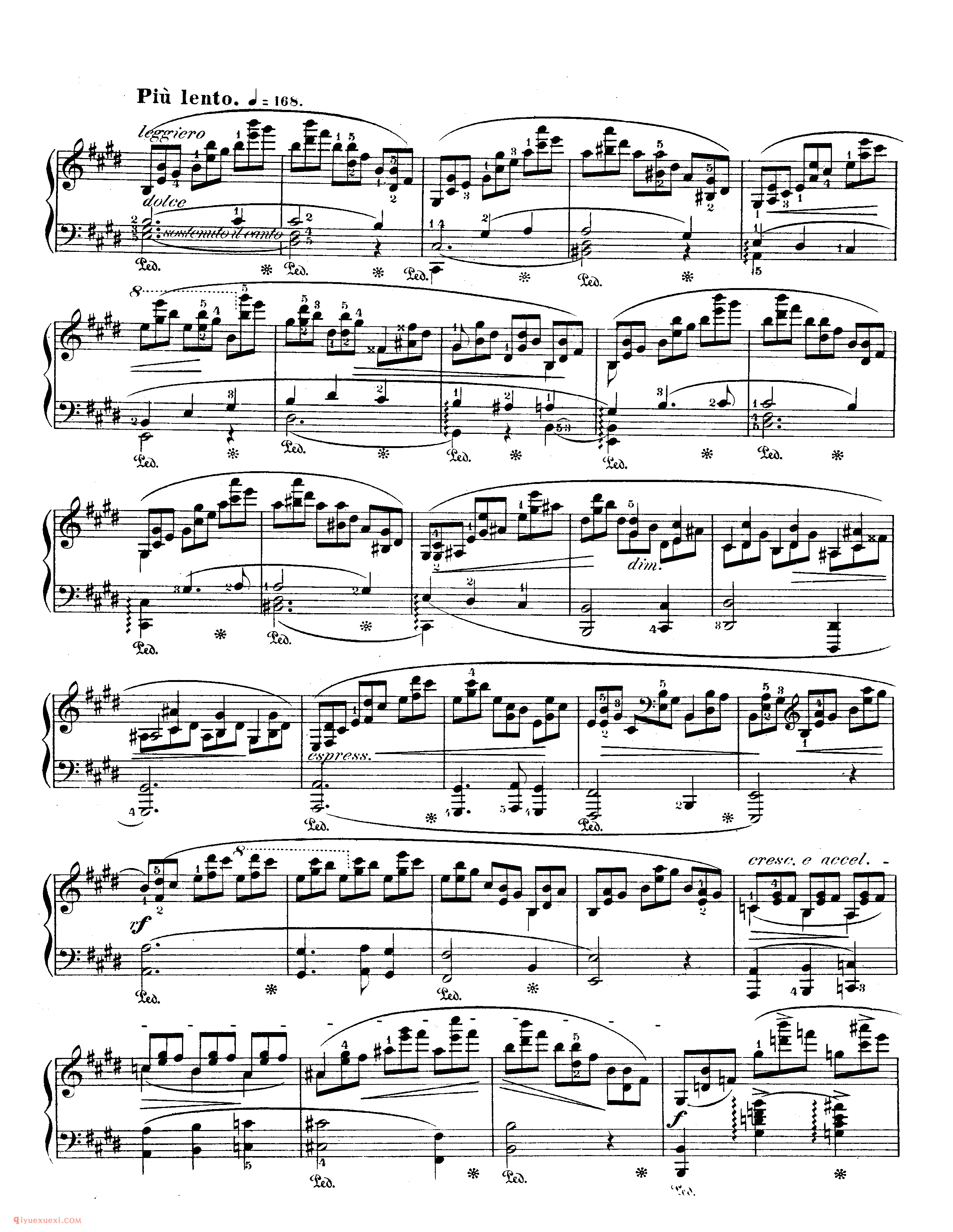 肖邦《练习曲》作品25 Chopin Etudes Op.25_练习曲_肖邦钢琴谱