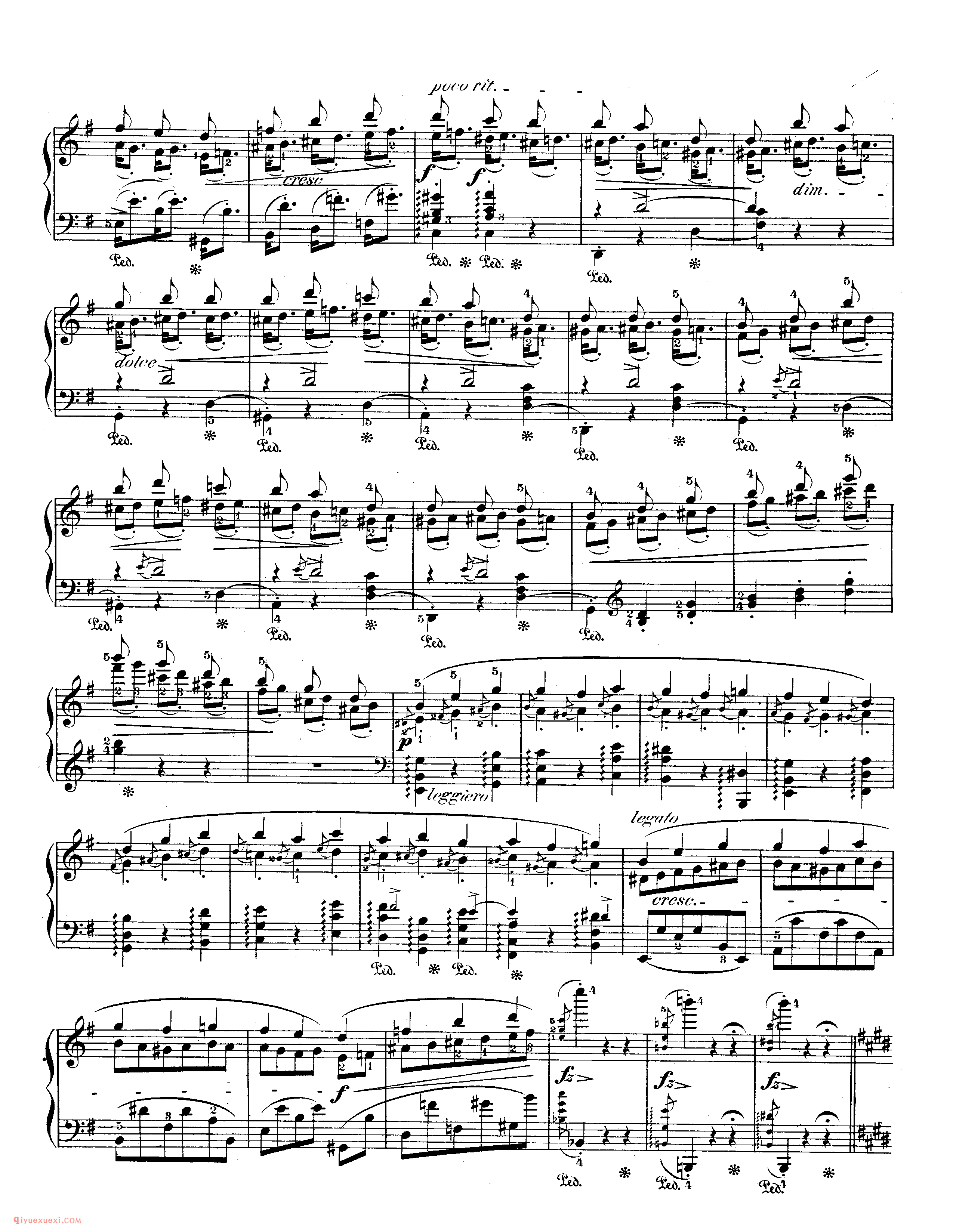 肖邦《练习曲》作品25 Chopin Etudes Op.25_练习曲_肖邦钢琴谱