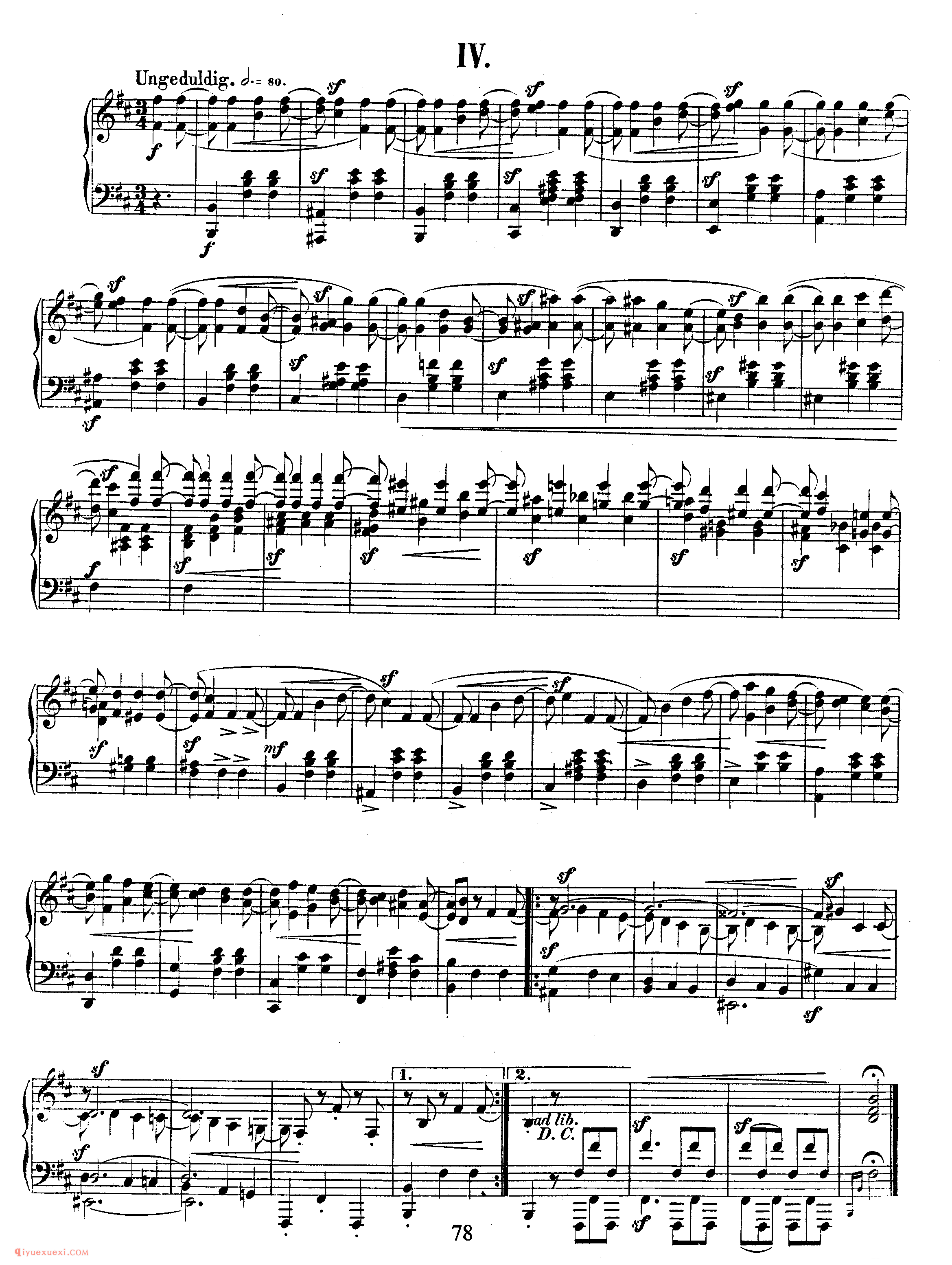 舒曼《大卫同盟舞曲》作品6_Schumann Davidsbundlertanze Op.6_舒曼钢琴谱