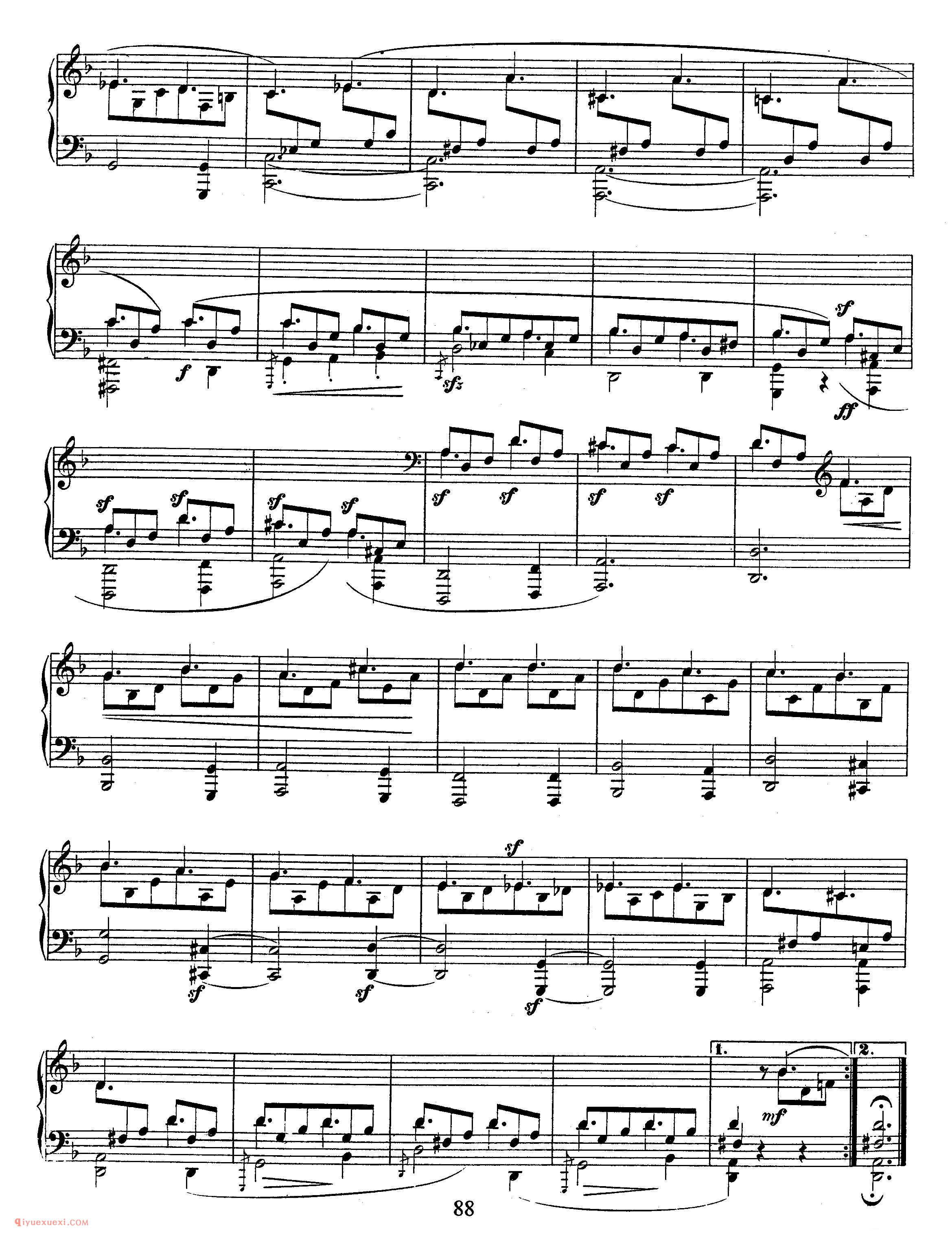 舒曼《大卫同盟舞曲》作品6_Schumann Davidsbundlertanze Op.6_舒曼钢琴谱