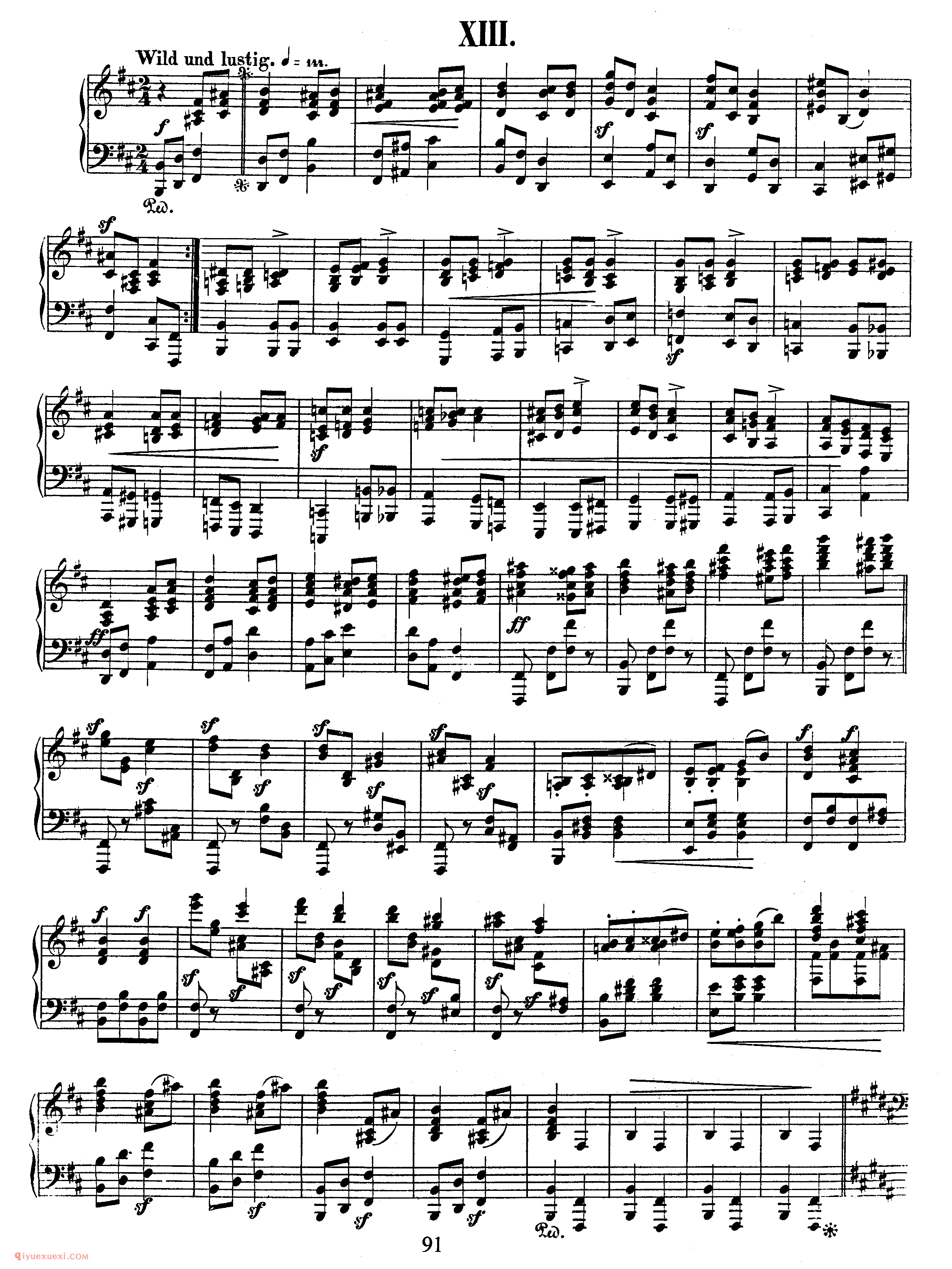 舒曼《大卫同盟舞曲》作品6_Schumann Davidsbundlertanze Op.6_舒曼钢琴谱