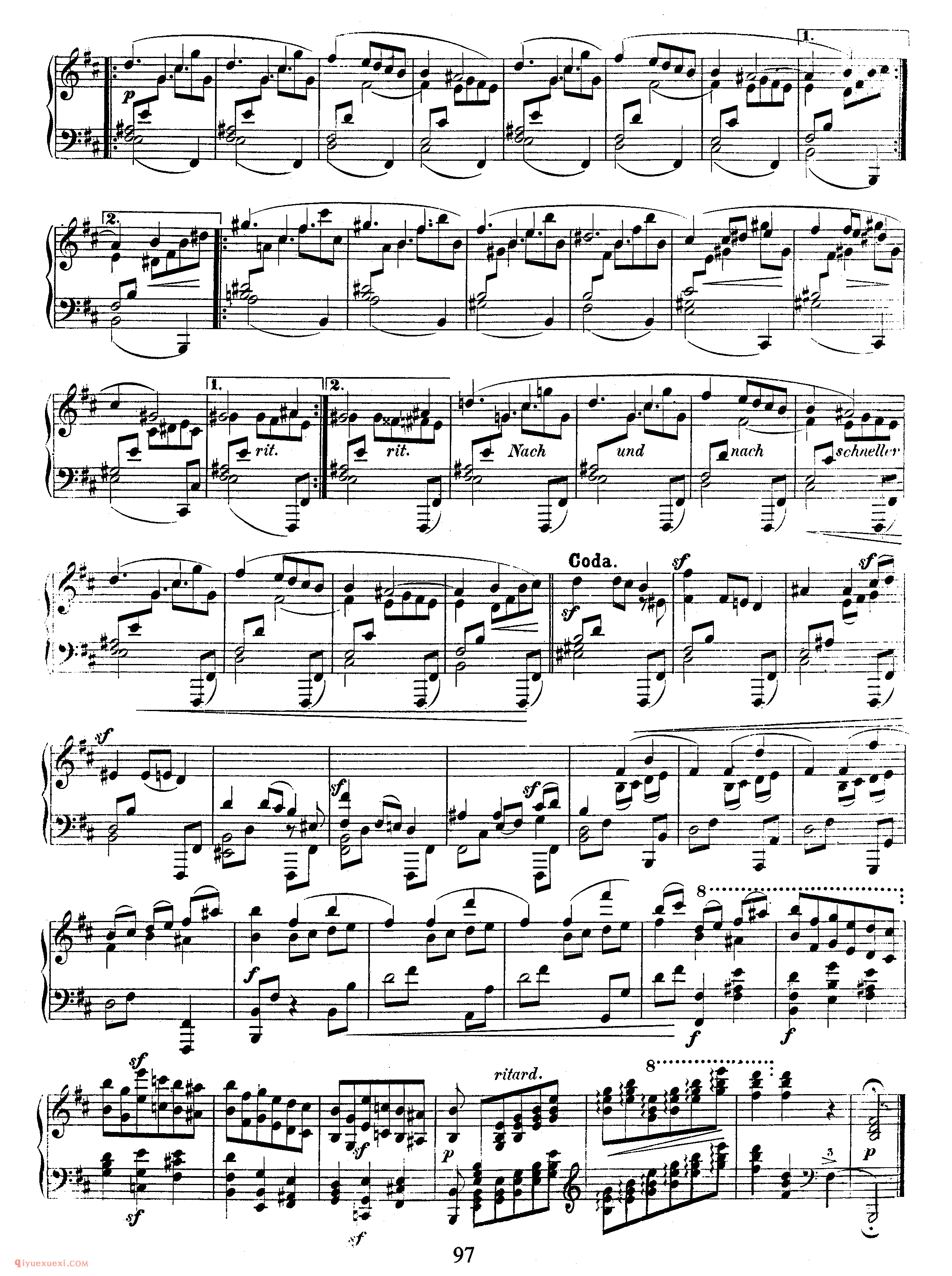 舒曼《大卫同盟舞曲》作品6_Schumann Davidsbundlertanze Op.6_舒曼钢琴谱