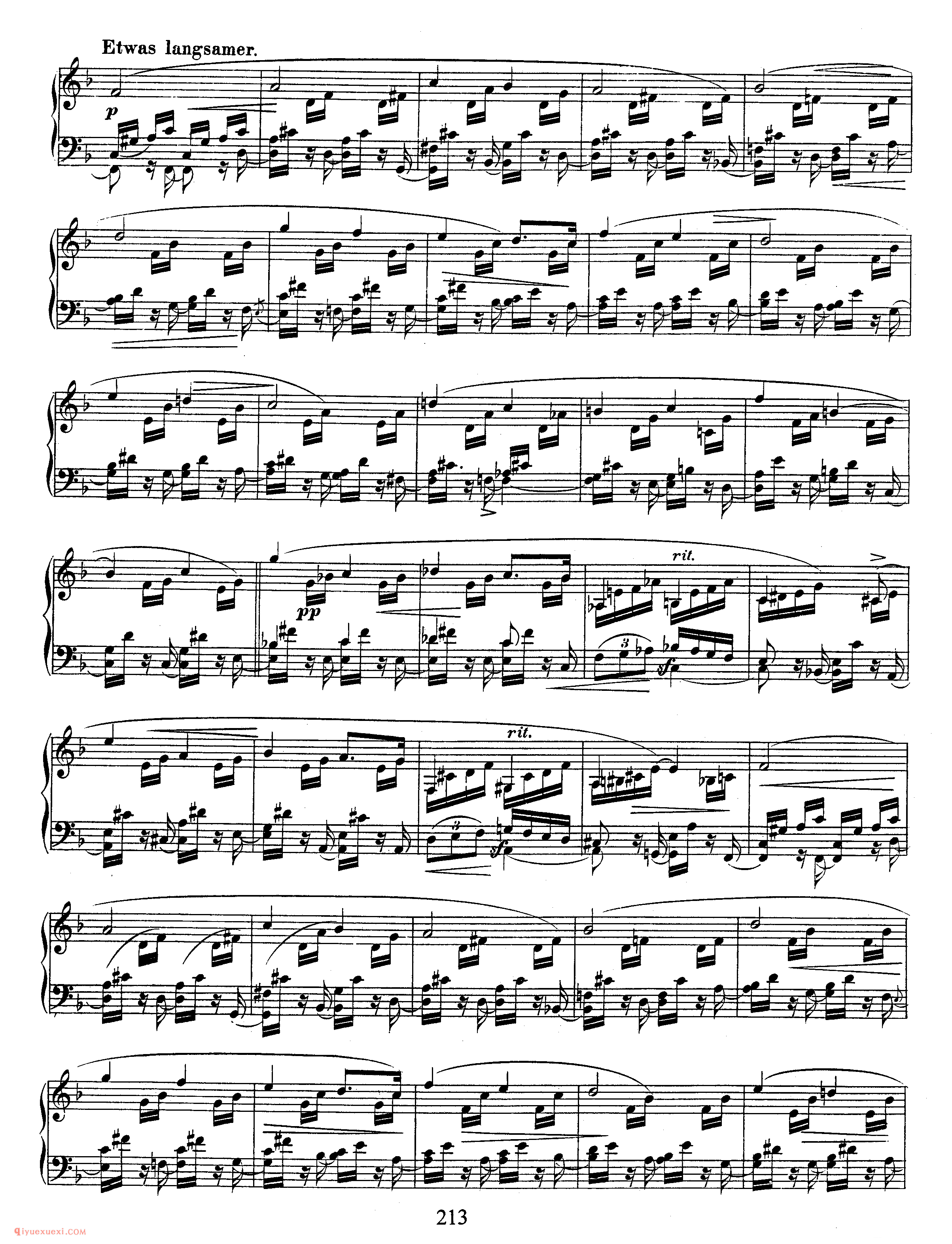 舒曼《幻想小品集》作品12_Schumann Phantasiestucke Op.12_舒曼钢琴谱