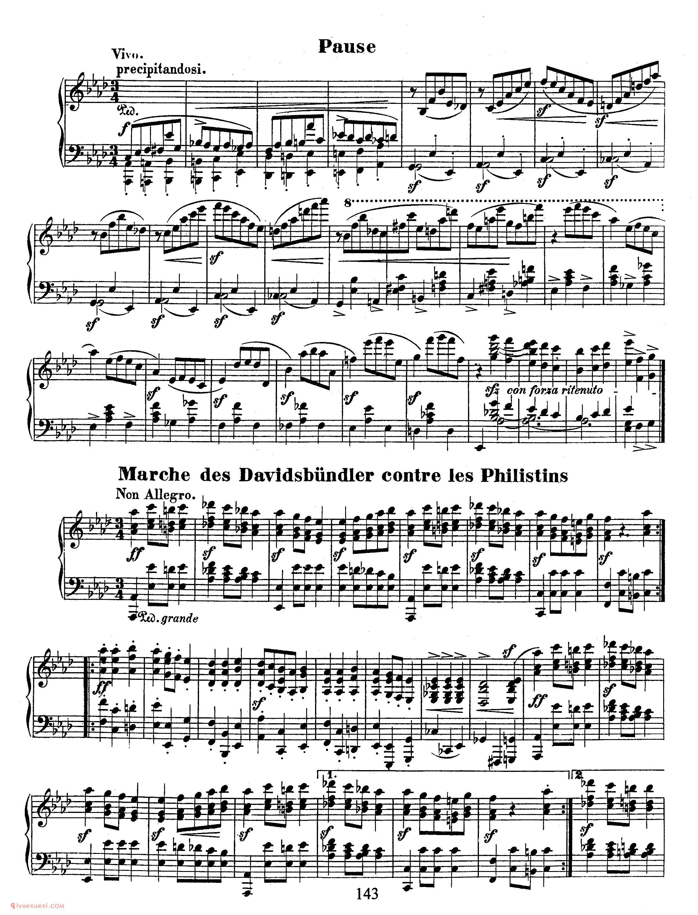 舒曼《狂欢节》作品9_Schumann Carnaval Op.9_舒曼钢琴谱