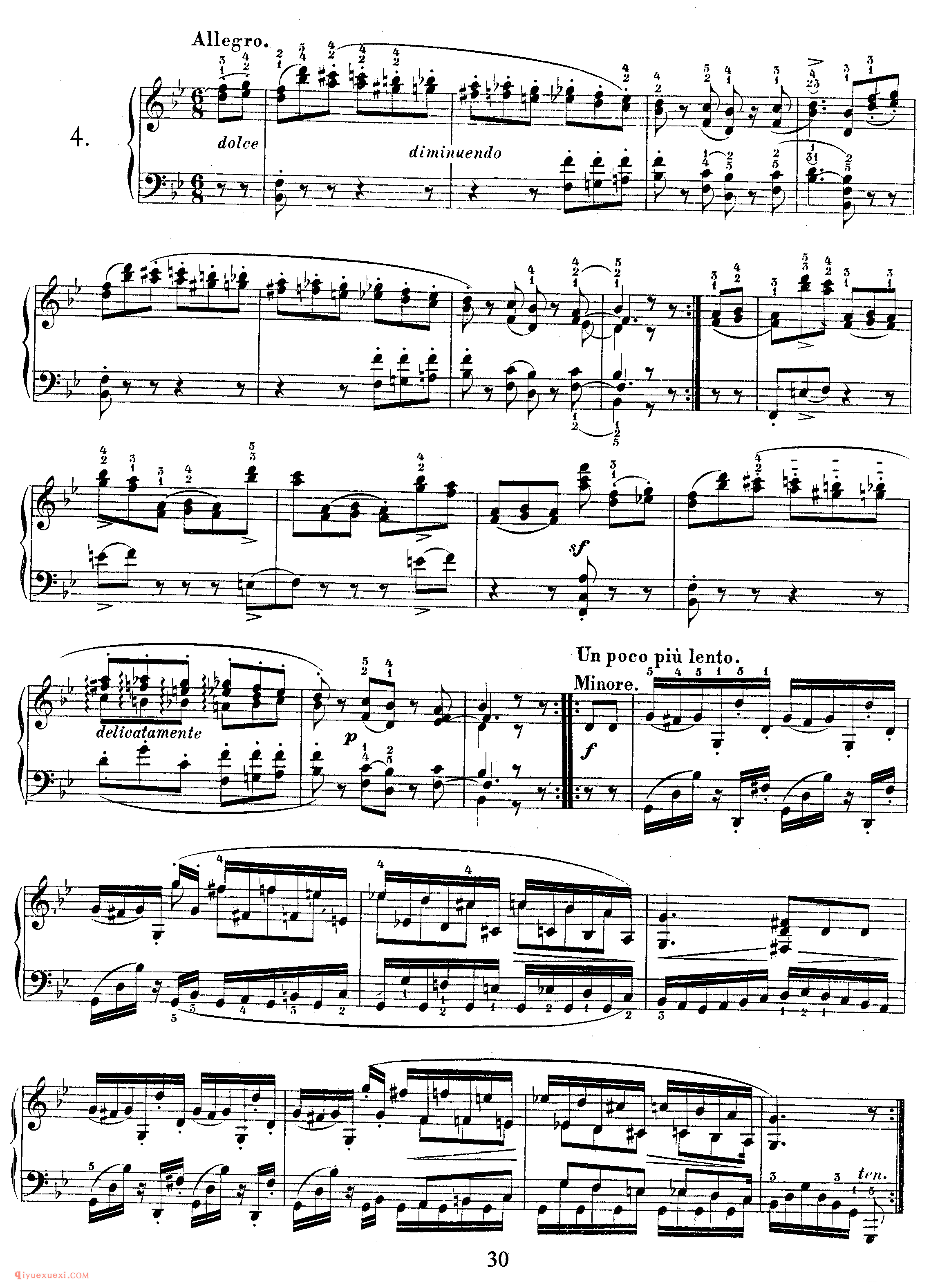 舒曼《帕格尼尼随想曲主题练习曲》作品3_Schumann Etudes after Paganini Caprices Op.3_舒曼钢琴谱