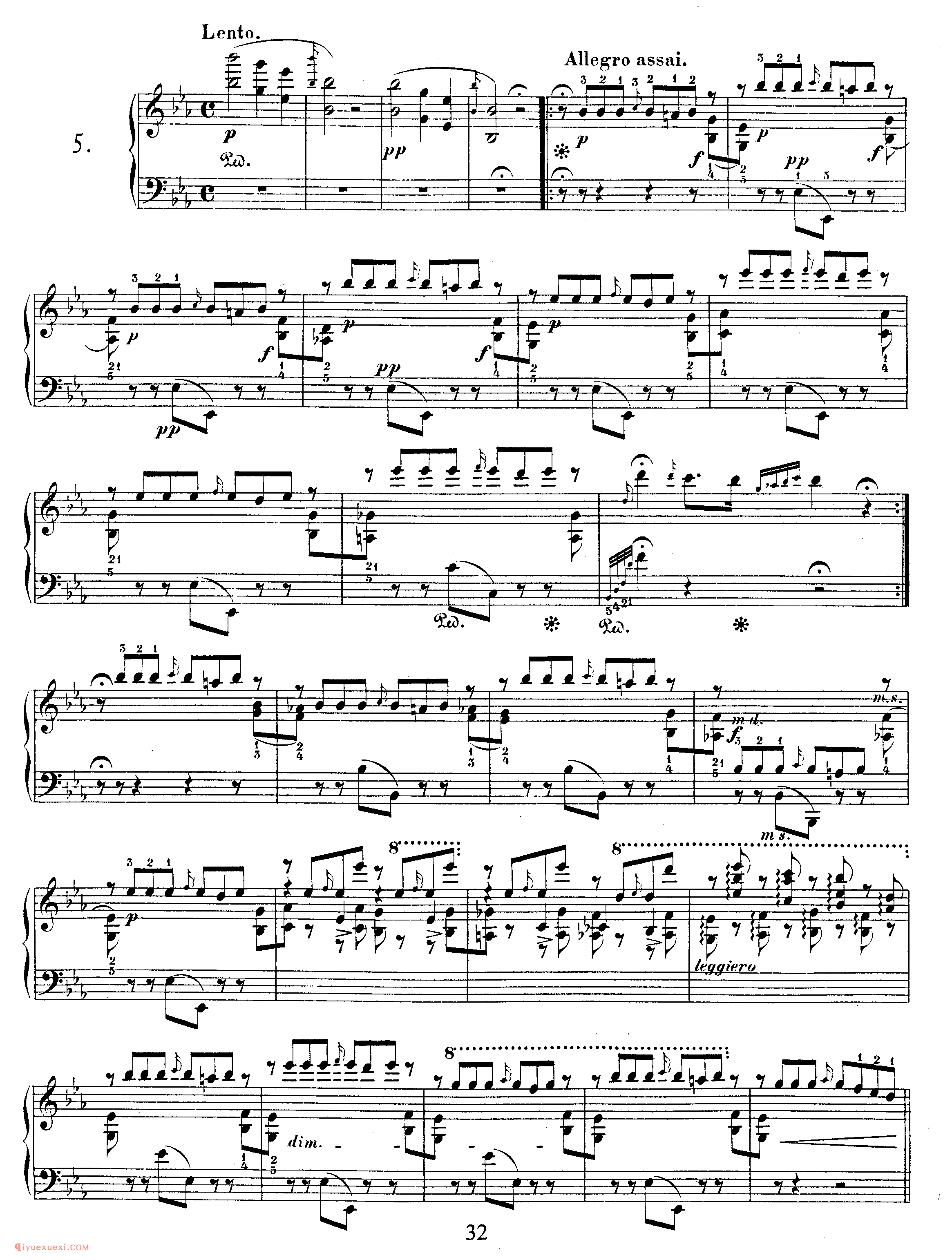 舒曼《帕格尼尼随想曲主题练习曲》作品3_Schumann Etudes after Paganini Caprices Op.3_舒曼钢琴谱