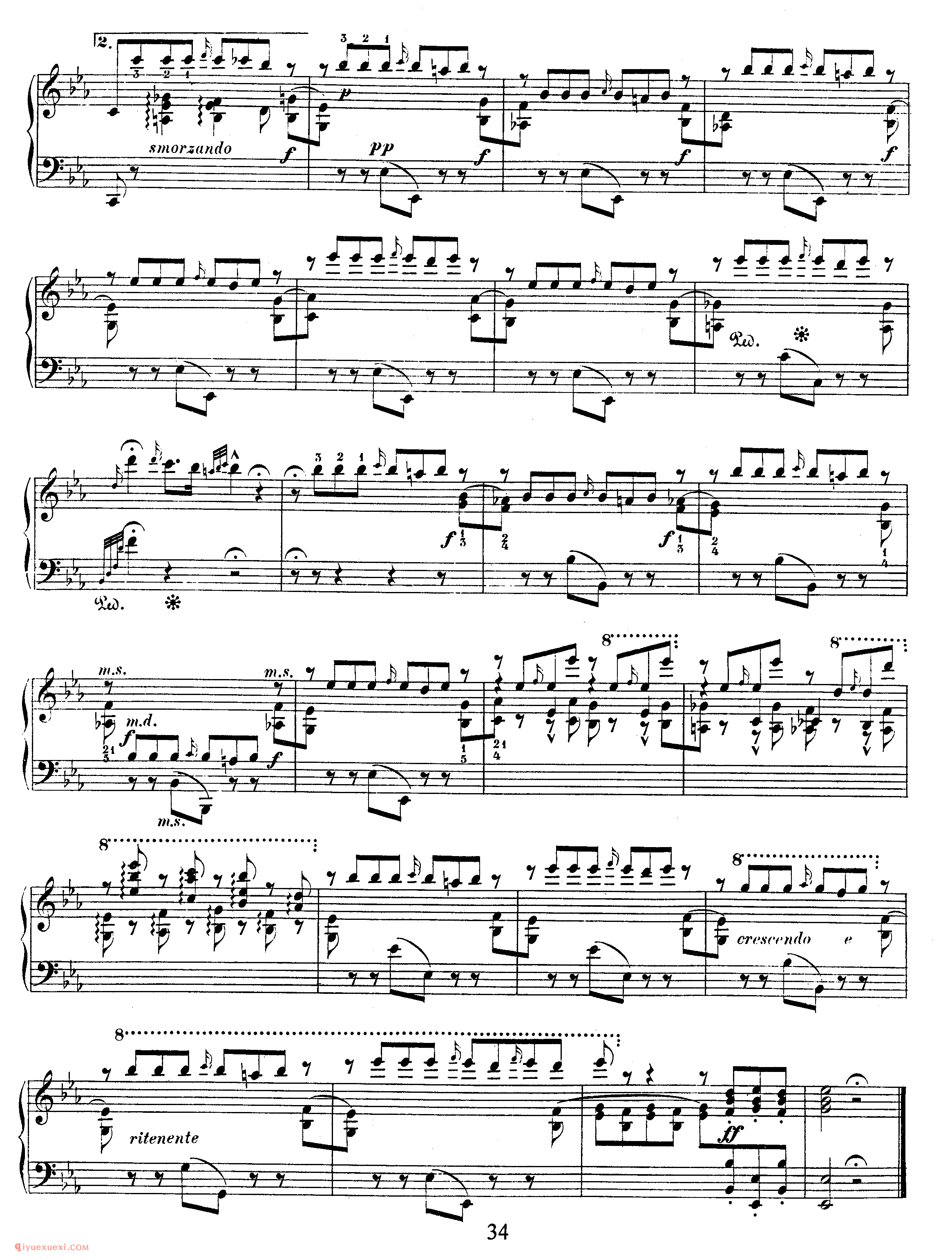 舒曼《帕格尼尼随想曲主题练习曲》作品3_Schumann Etudes after Paganini Caprices Op.3_舒曼钢琴谱