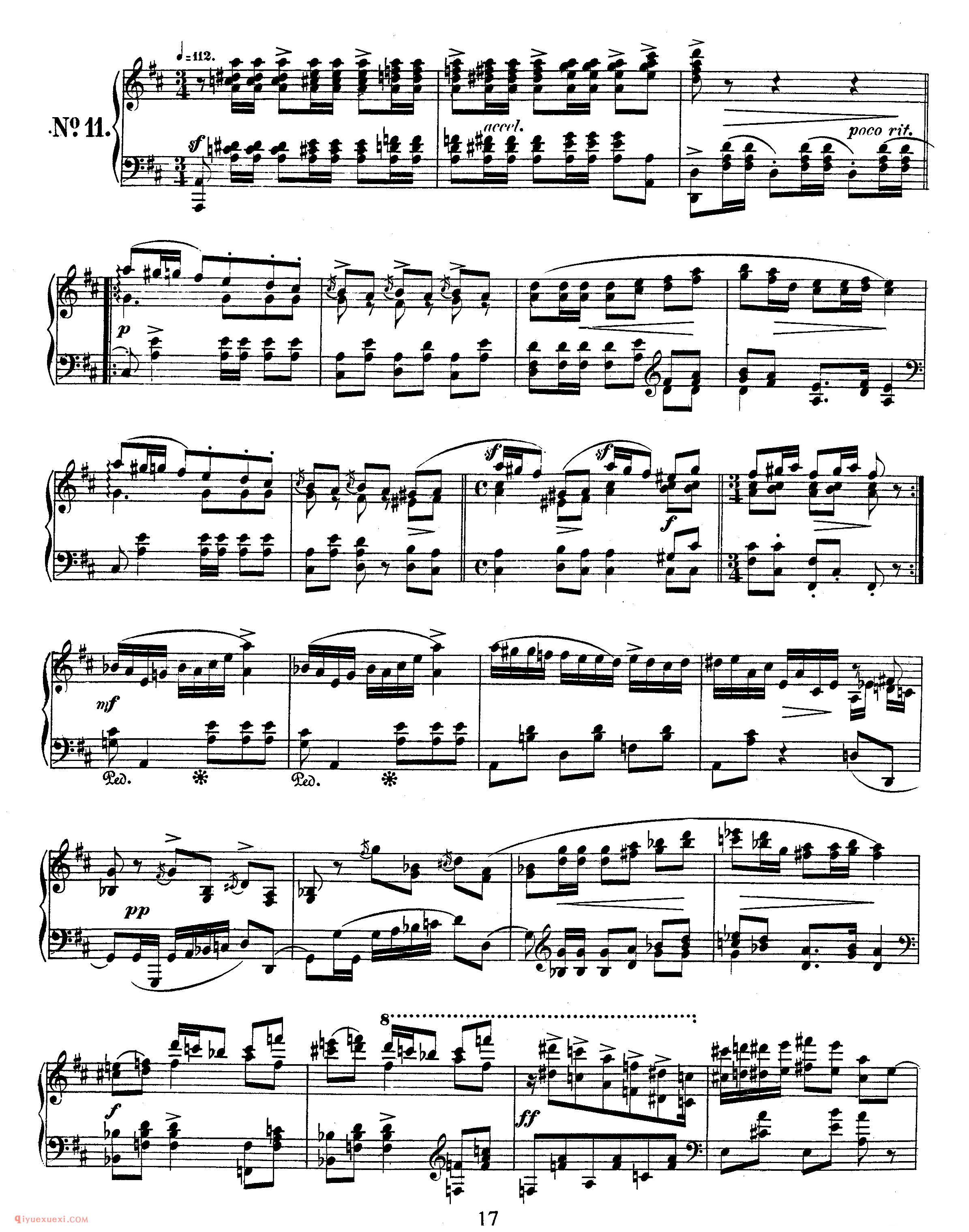 舒曼《蝴蝶》作品2_Schumann Papillons Op.2_舒曼钢琴谱