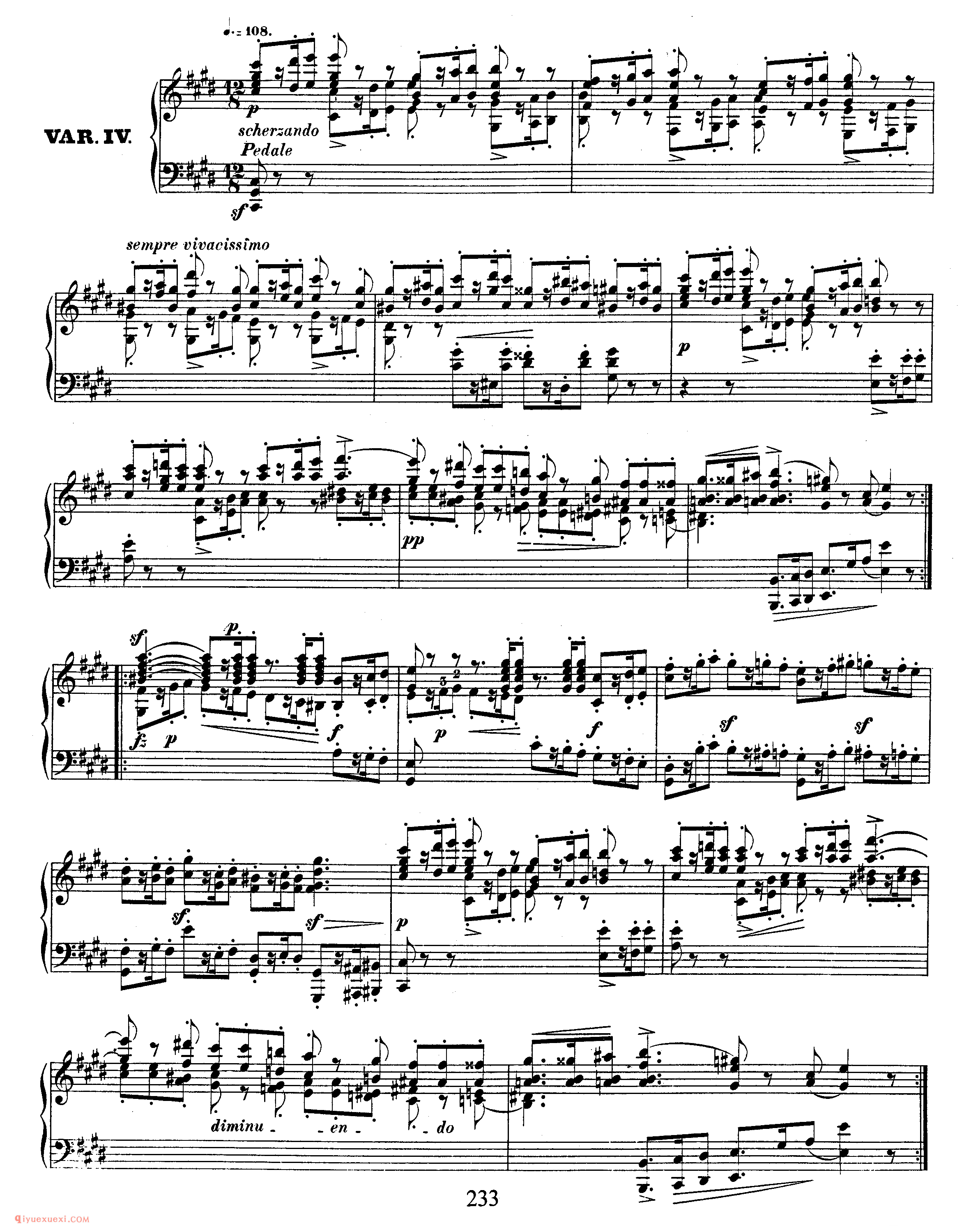 舒曼《交响练习曲》作品13_Schumann Symphonic Etudes Op.13_舒曼钢琴谱