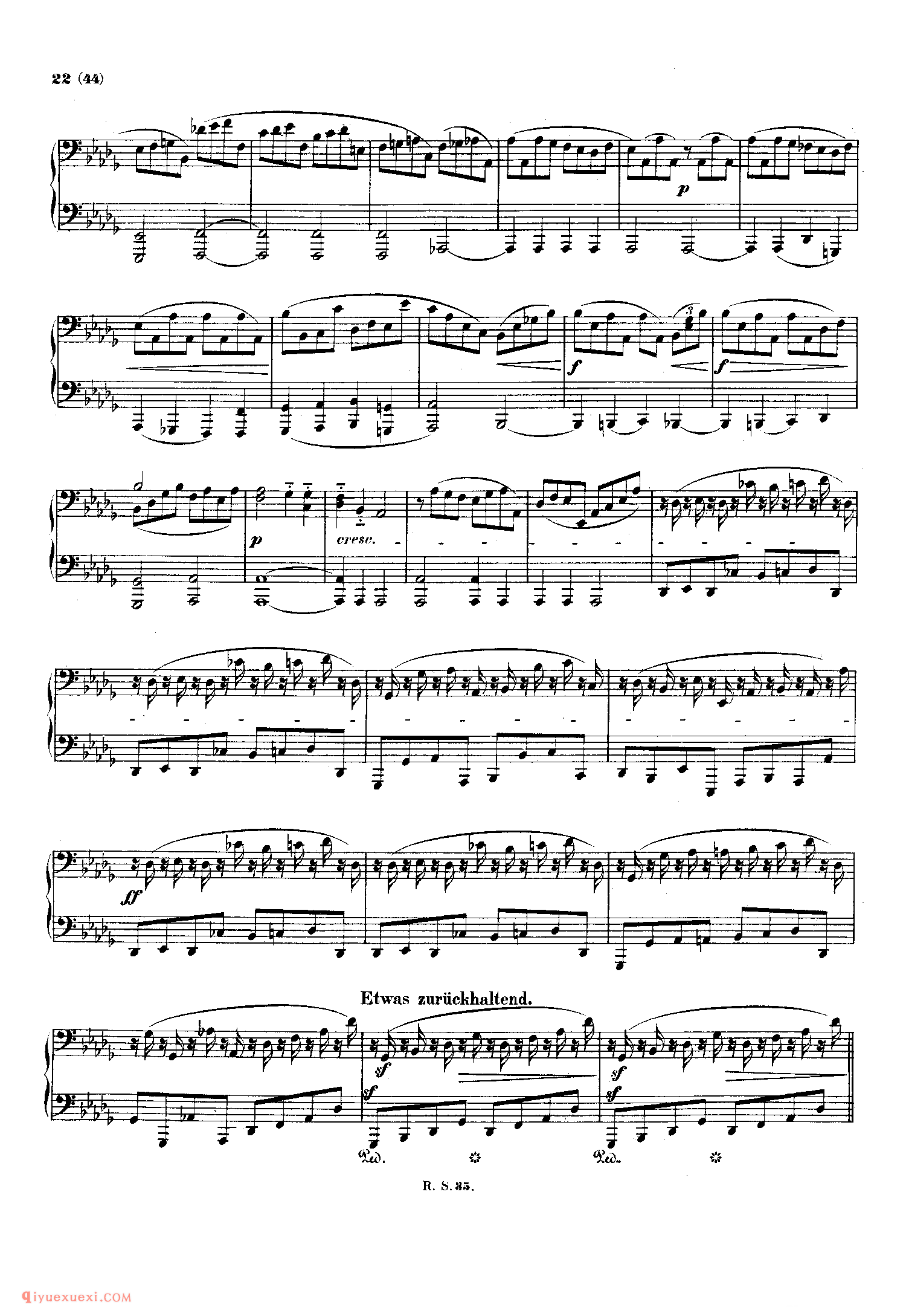 舒曼《来自东方的图画》作品66（四手联弹）_Schumann Bilder aus Osten Op.66_舒曼钢琴谱