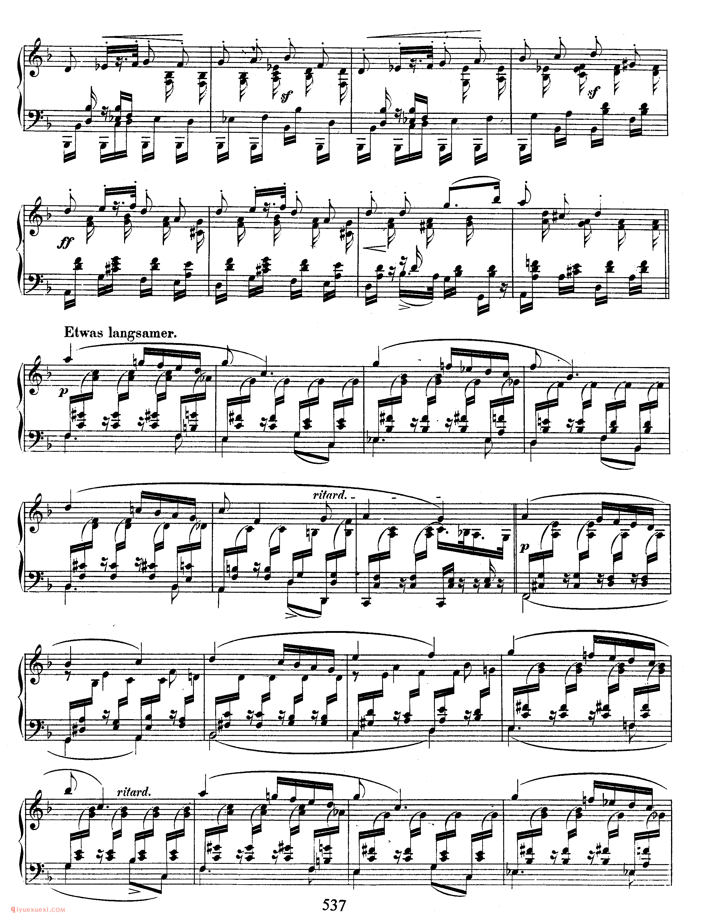 舒曼《四首钢琴小品》作品32_Schumann 4 Klavierstucke Op.32_舒曼钢琴谱