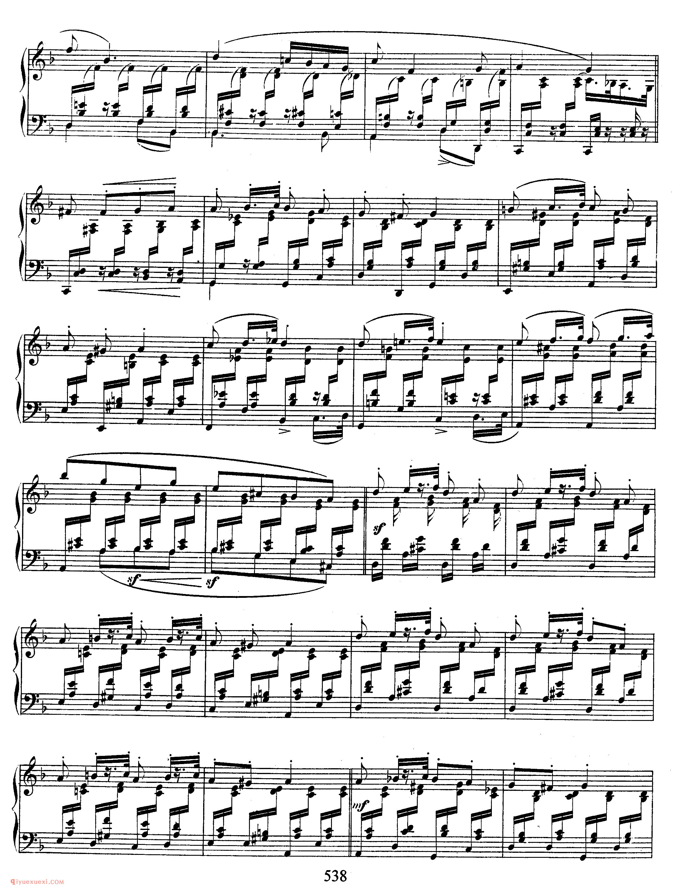 舒曼《四首钢琴小品》作品32_Schumann 4 Klavierstucke Op.32_舒曼钢琴谱