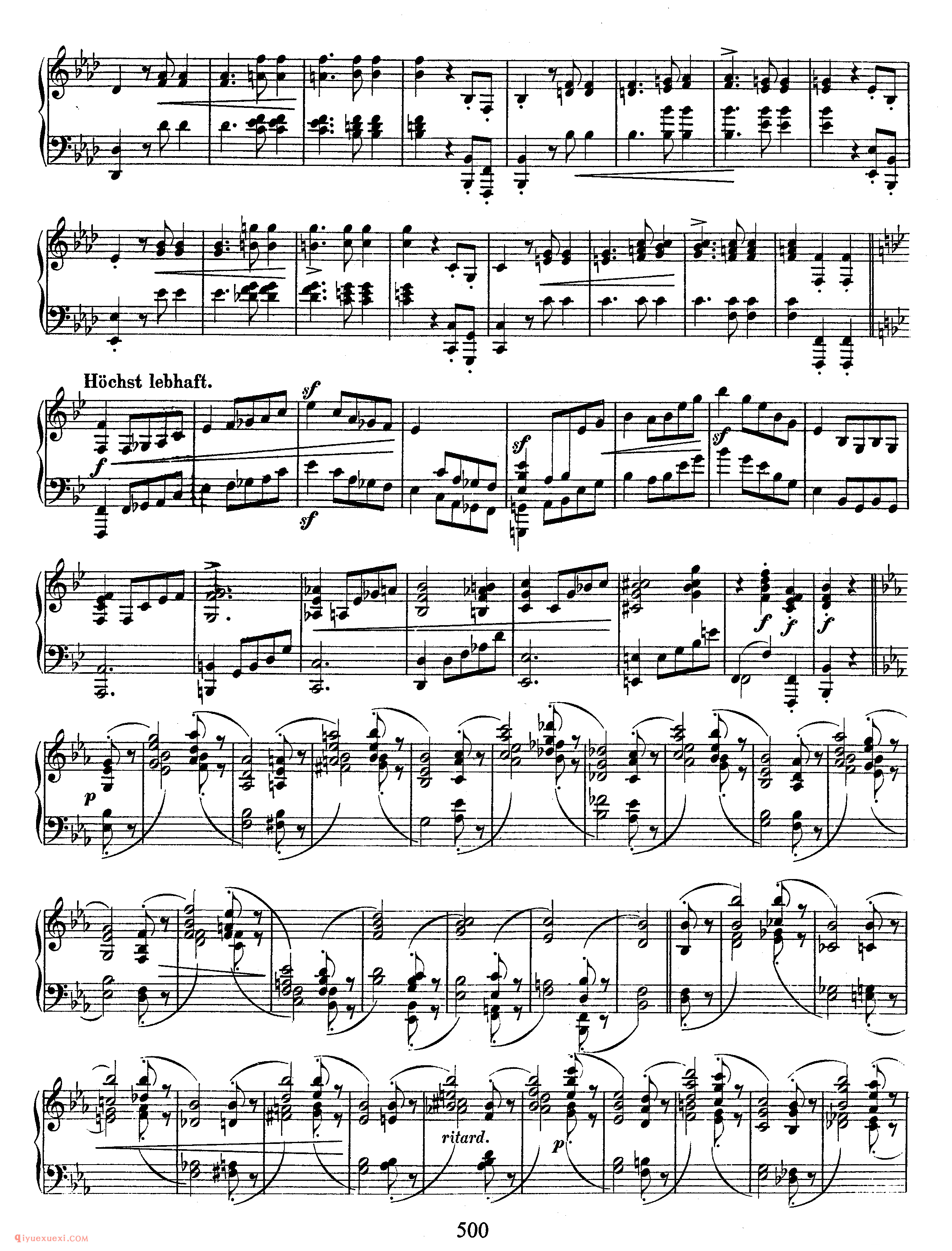 舒曼《维也纳狂欢节》作品26_Schumann Faschingsschwank aus Wien Op.26_舒曼钢琴谱