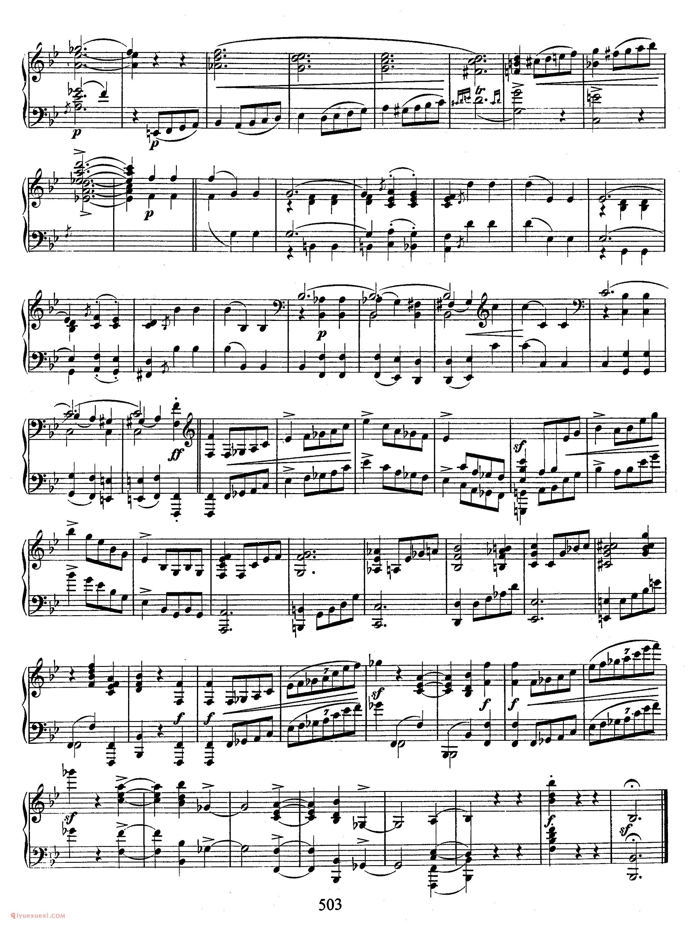 舒曼《维也纳狂欢节》作品26_Schumann Faschingsschwank aus Wien Op.26_舒曼钢琴谱