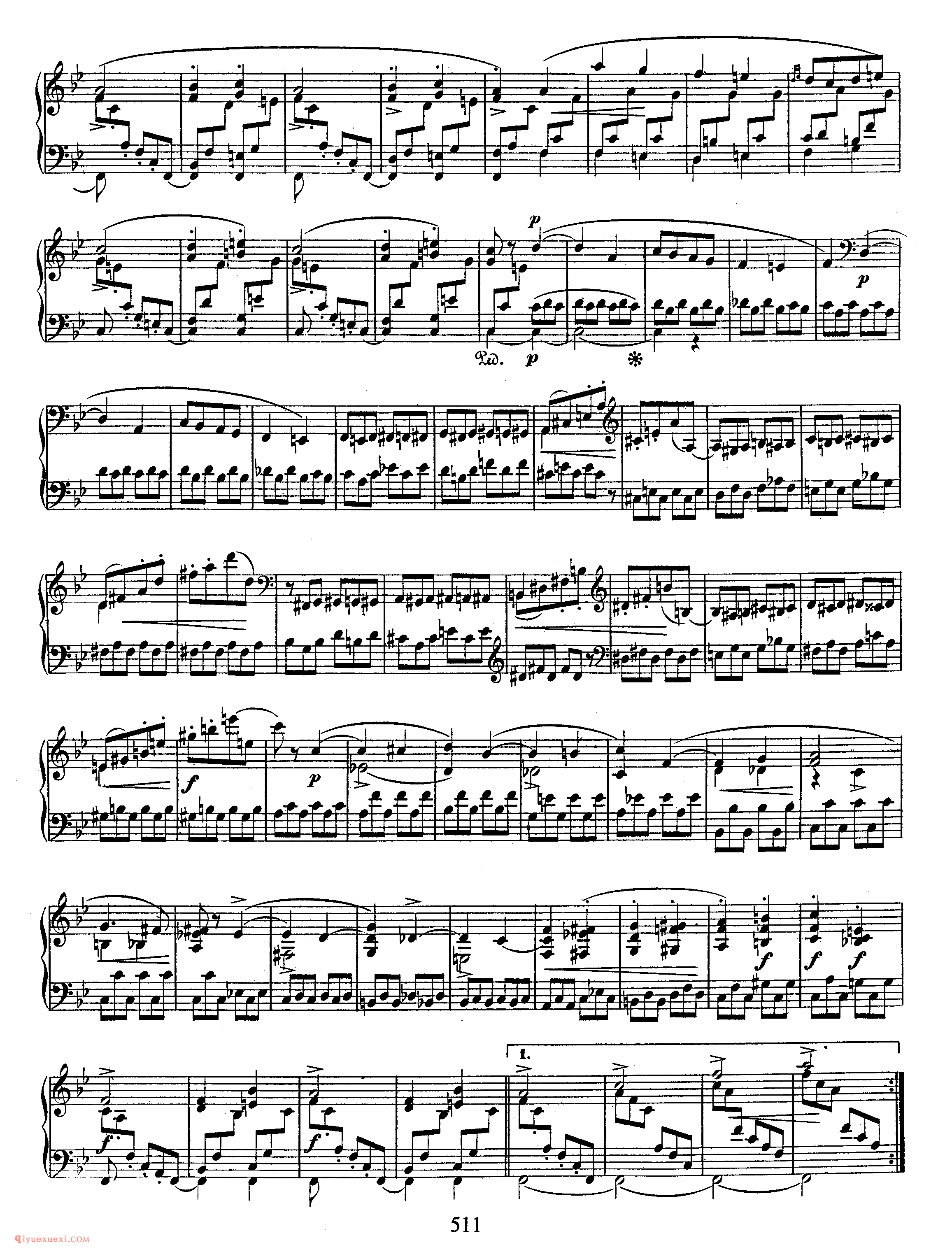 舒曼《维也纳狂欢节》作品26_Schumann Faschingsschwank aus Wien Op.26_舒曼钢琴谱