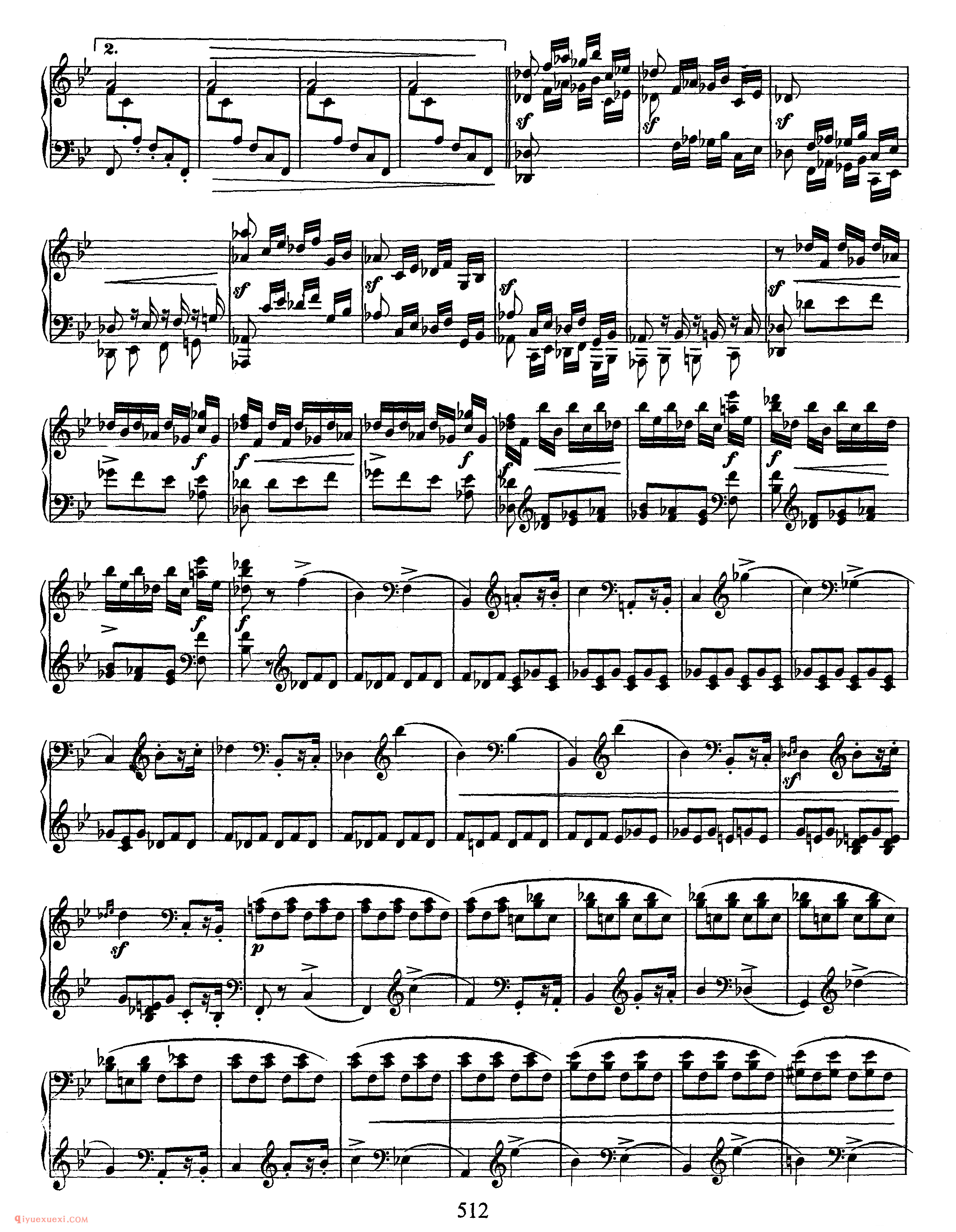 舒曼《维也纳狂欢节》作品26_Schumann Faschingsschwank aus Wien Op.26_舒曼钢琴谱