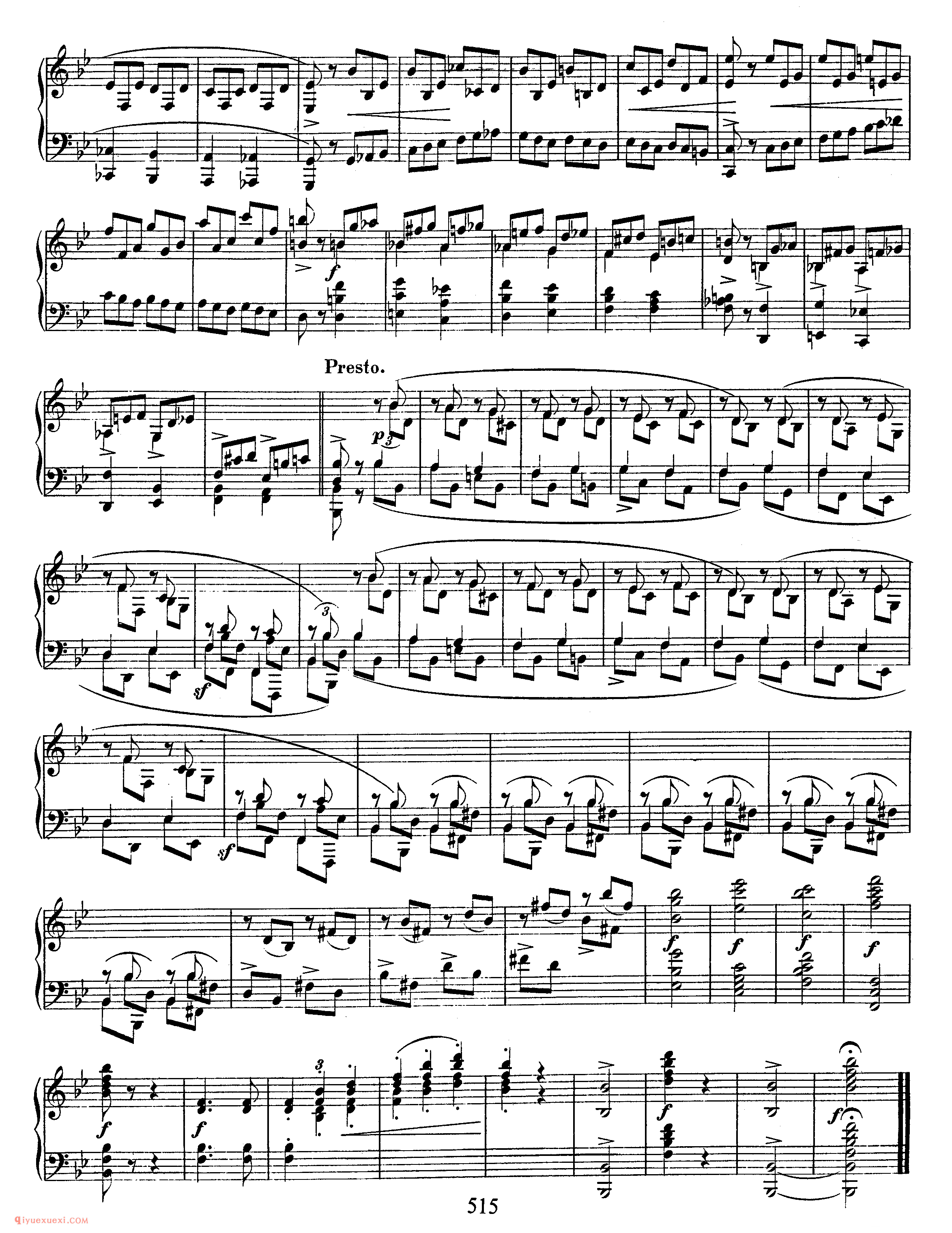 舒曼《维也纳狂欢节》作品26_Schumann Faschingsschwank aus Wien Op.26_舒曼钢琴谱