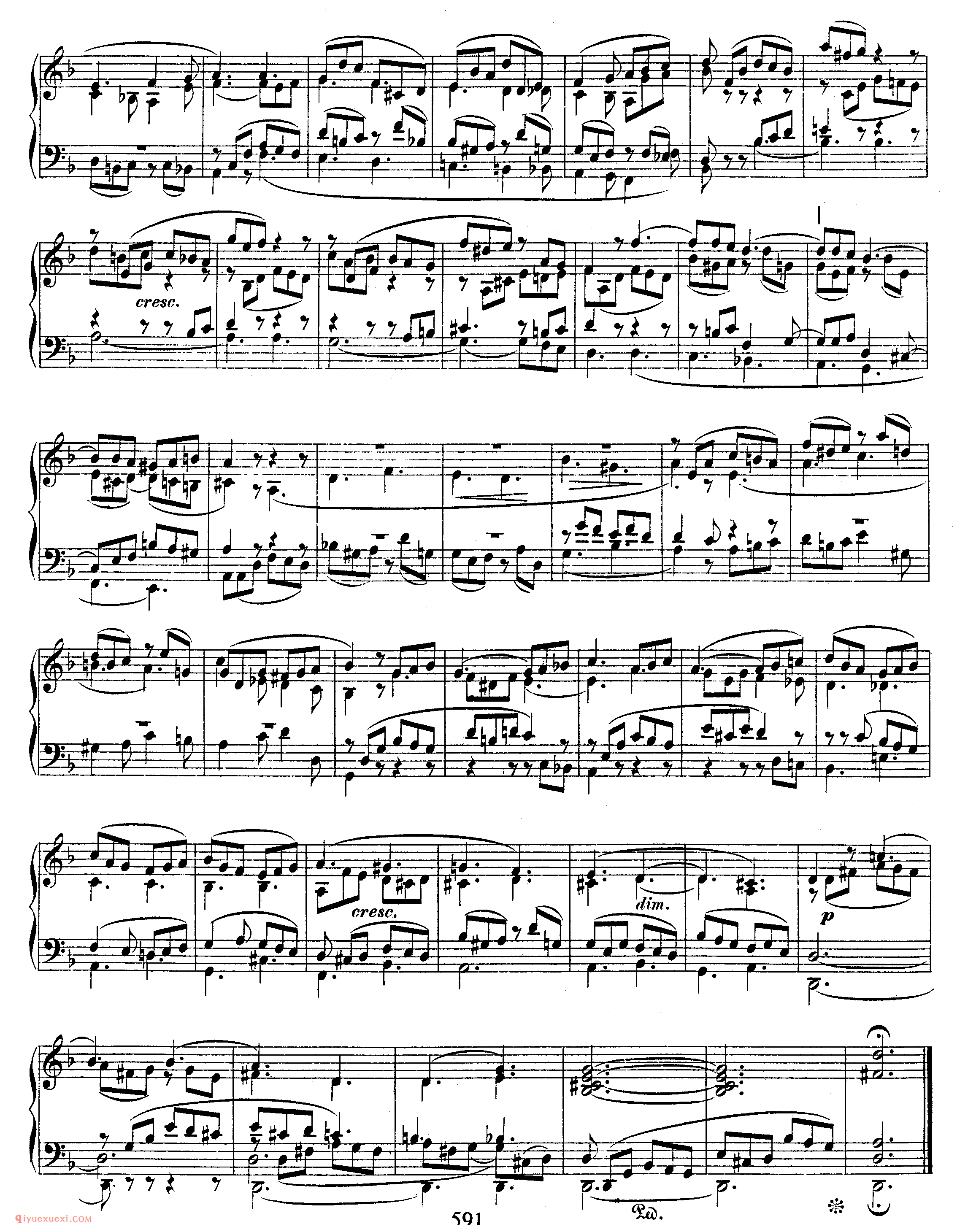 舒曼《四首赋格》作品72_Schumann 4 Fugues Op.72_舒曼钢琴谱