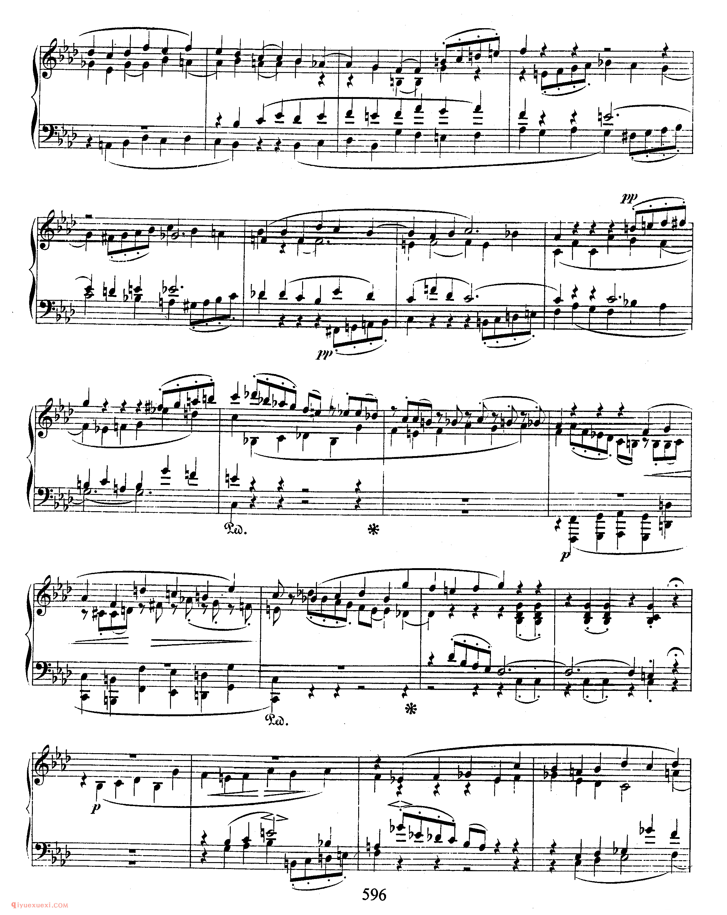 舒曼《四首赋格》作品72_Schumann 4 Fugues Op.72_舒曼钢琴谱