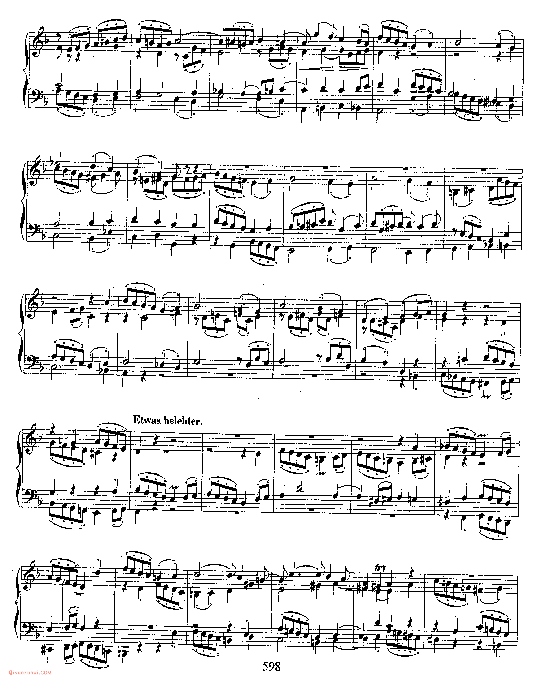 舒曼《四首赋格》作品72_Schumann 4 Fugues Op.72_舒曼钢琴谱