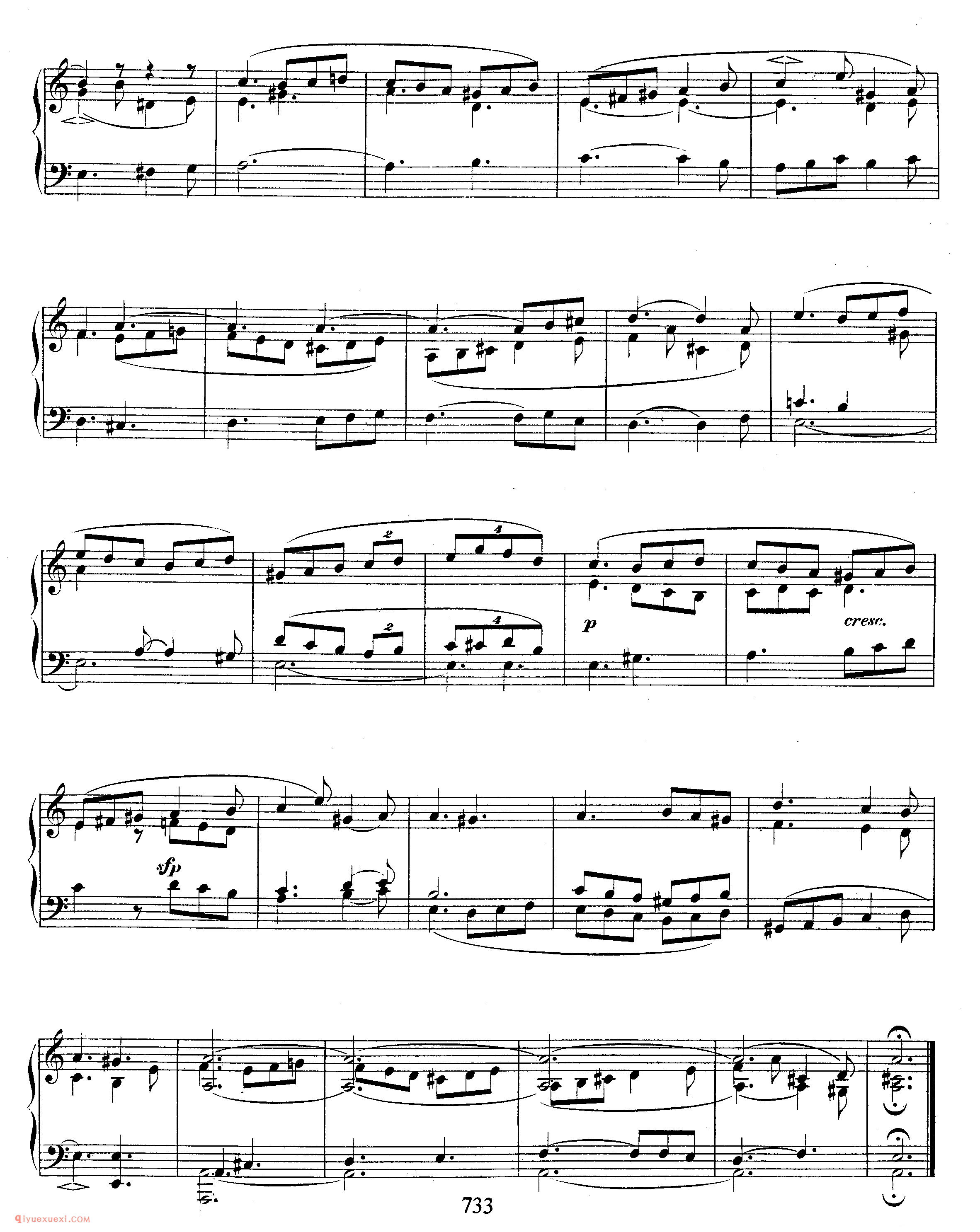 舒曼《七首钢琴小赋格》作品126_Schumann 7 Klavierstucke in Fughettenform Op.126_舒曼钢琴谱