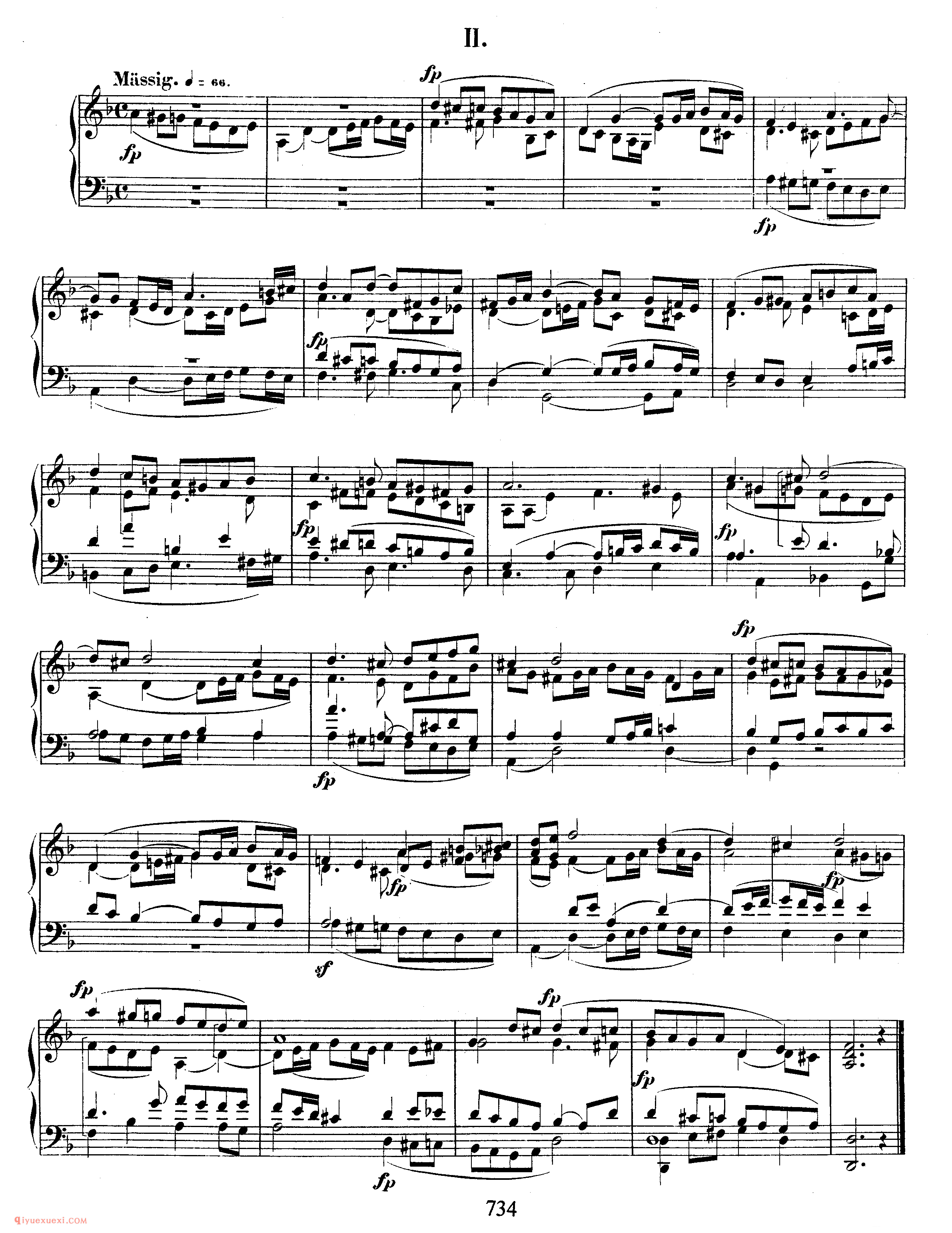 舒曼《七首钢琴小赋格》作品126_Schumann 7 Klavierstucke in Fughettenform Op.126_舒曼钢琴谱